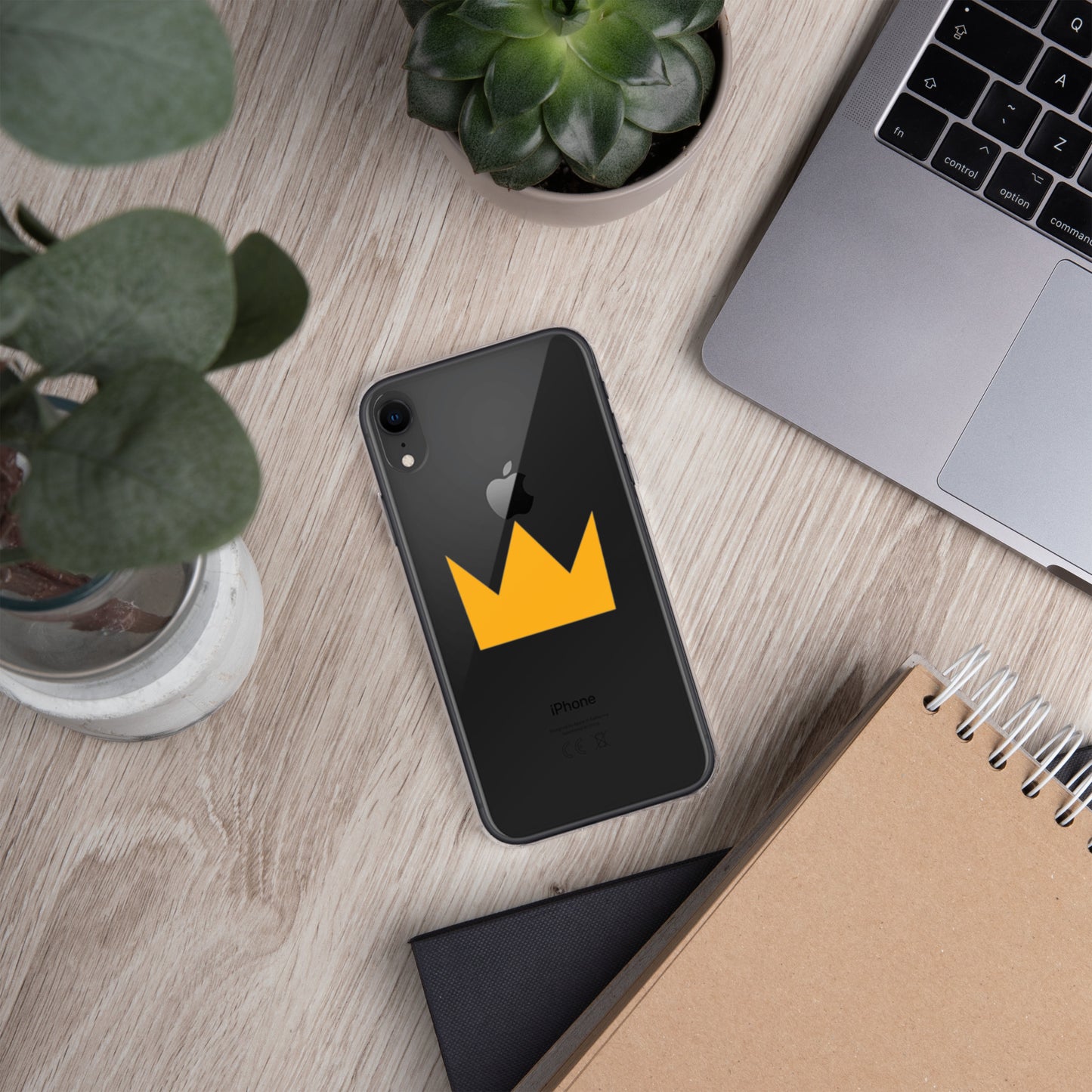 LionHead Apparel Crown Logo Clear Case for iPhone®