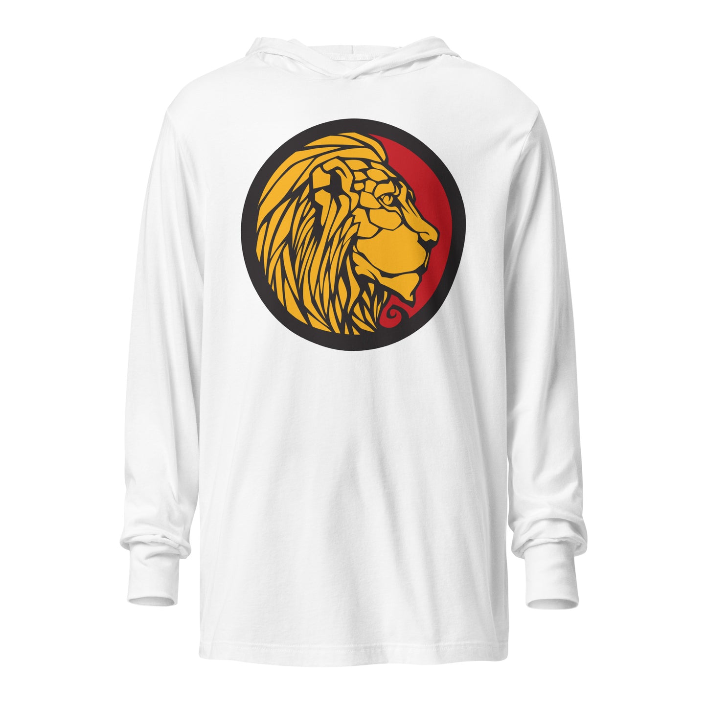 LionHead Apparel Large Crest Logo Hooded long-sleeve tee