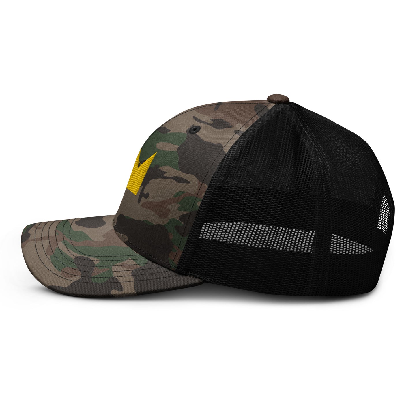 LionHead Apparel Crown Logo Camouflage trucker hat