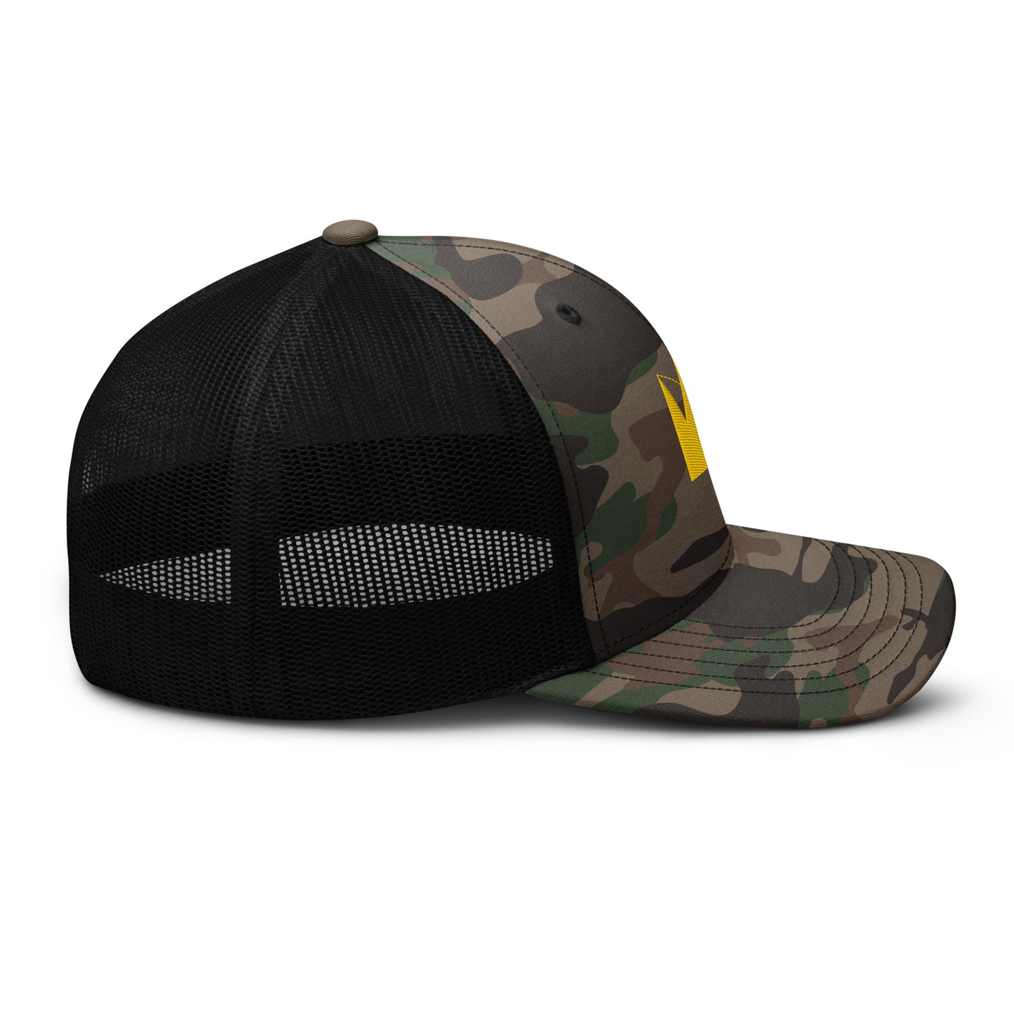 LionHead Apparel Crown Logo Camouflage trucker hat