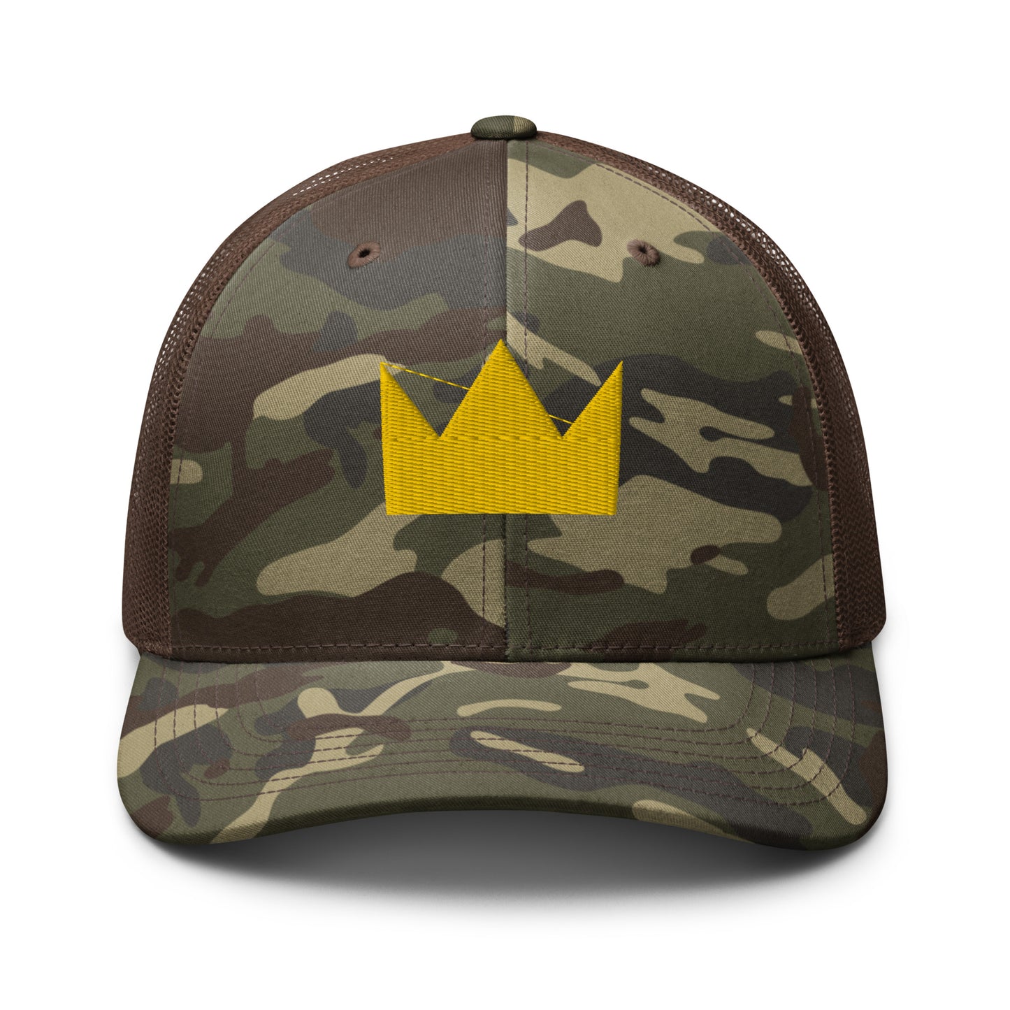 LionHead Apparel Crown Logo Camouflage trucker hat