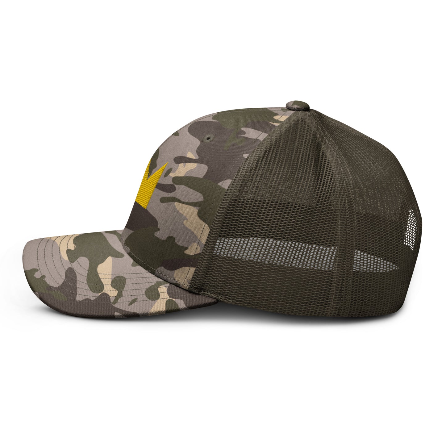 LionHead Apparel Crown Logo Camouflage trucker hat