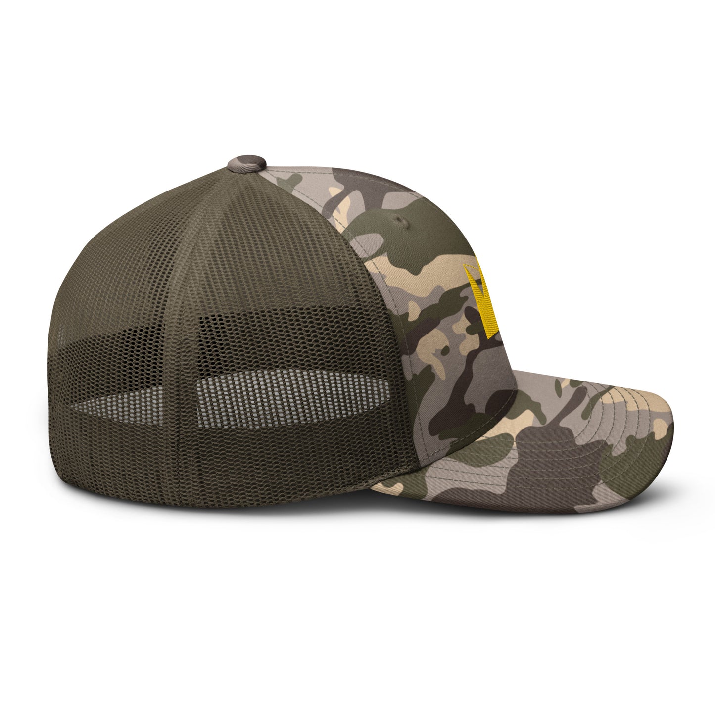 LionHead Apparel Crown Logo Camouflage trucker hat