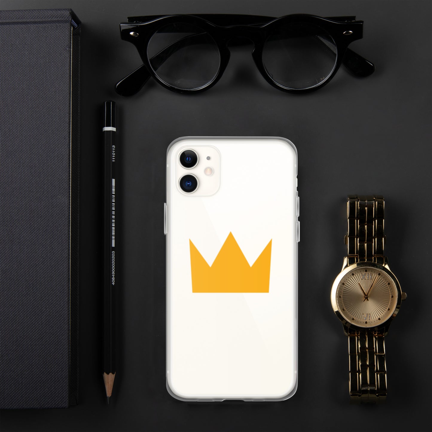 LionHead Apparel Crown Logo Clear Case for iPhone®