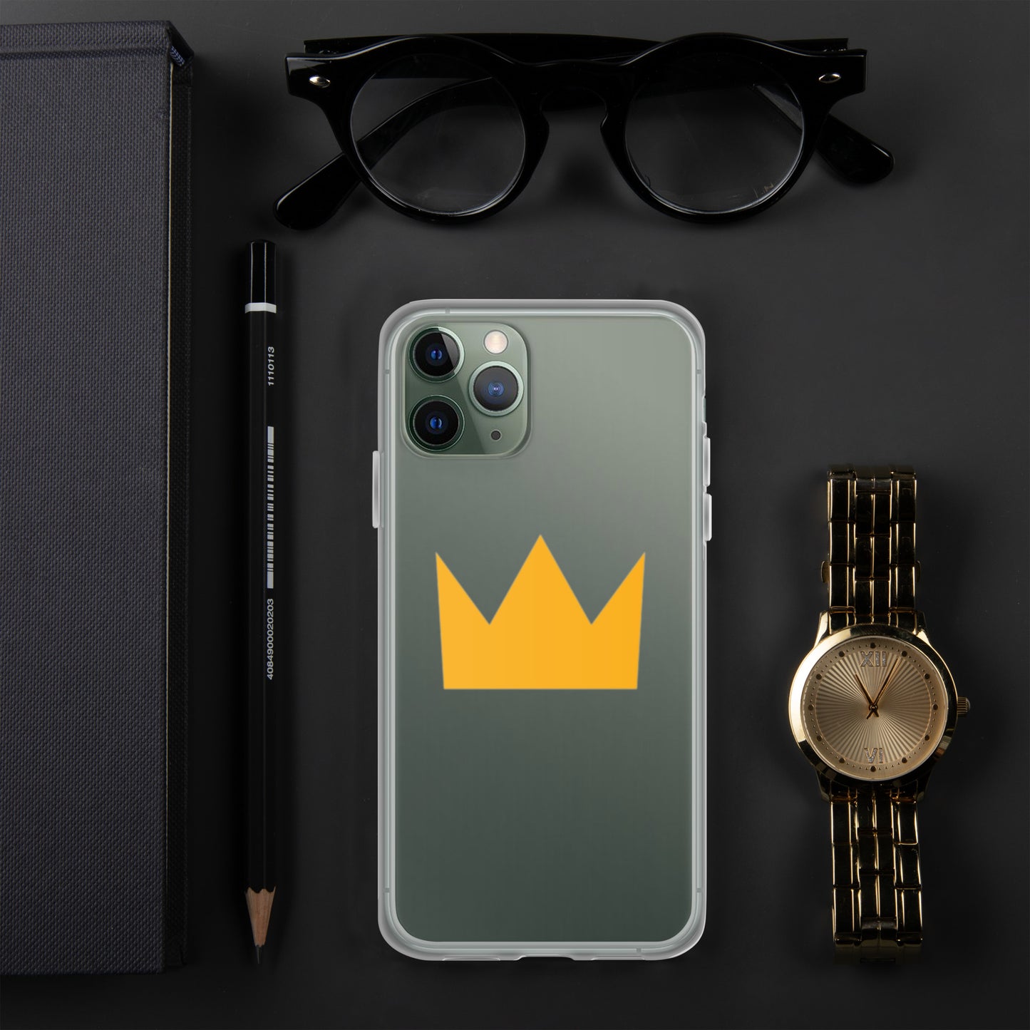 LionHead Apparel Crown Logo Clear Case for iPhone®