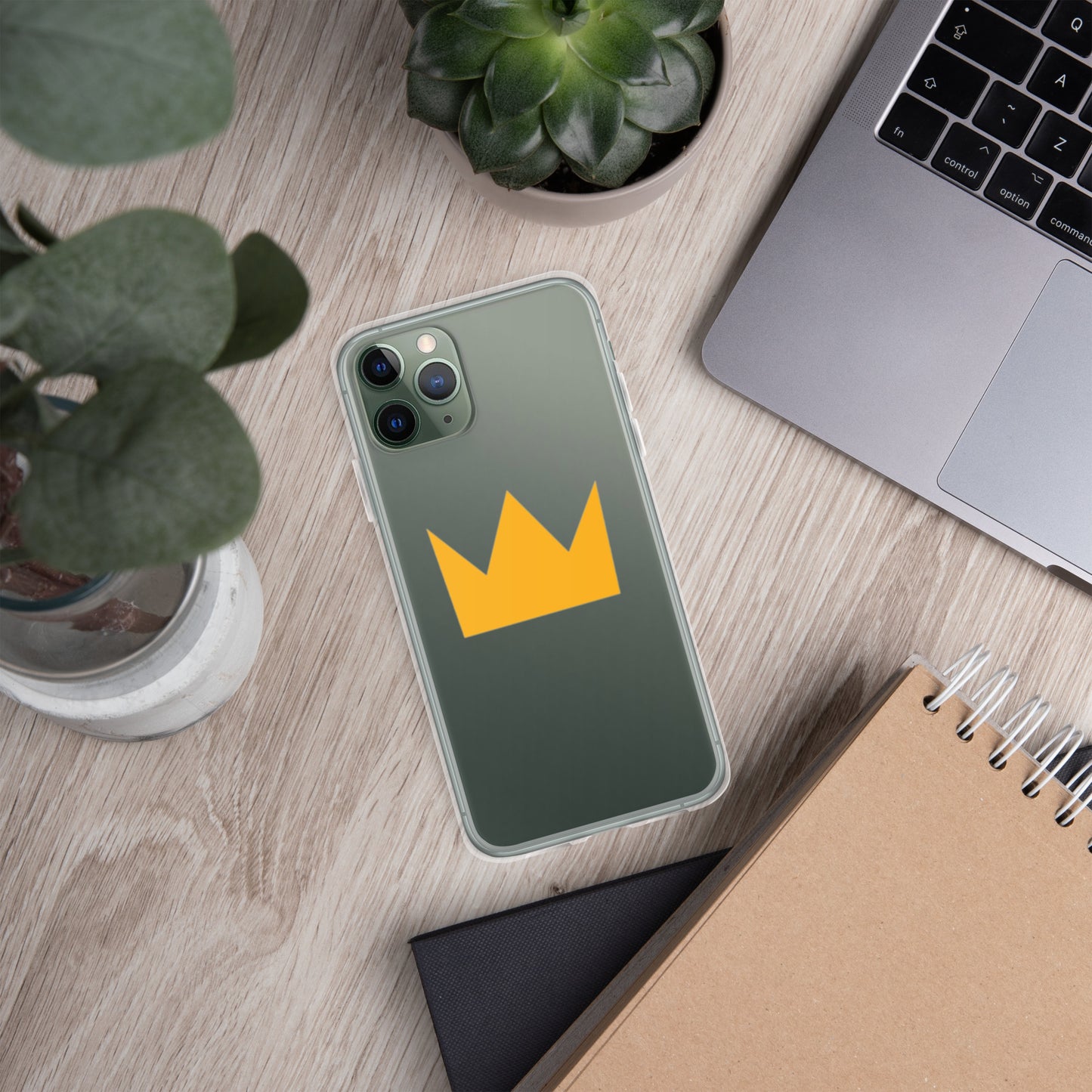 LionHead Apparel Crown Logo Clear Case for iPhone®