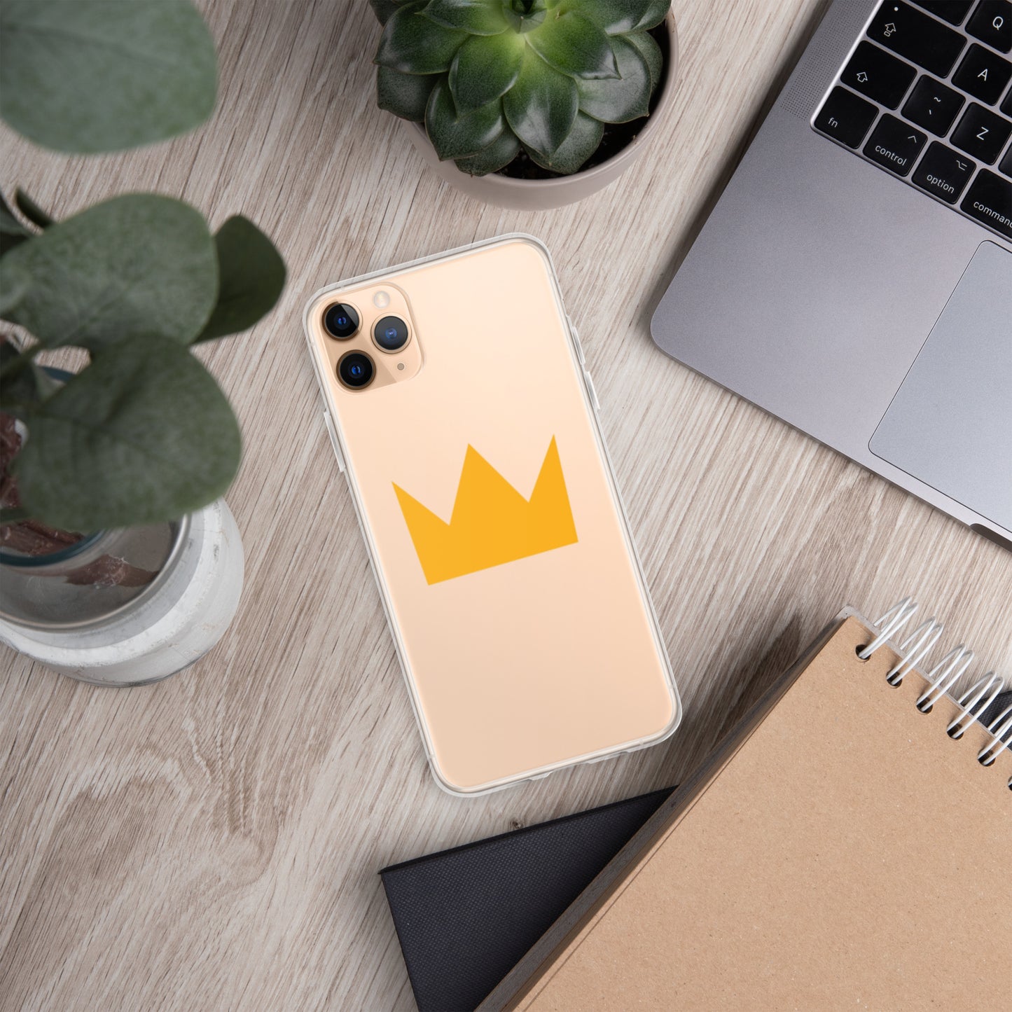 LionHead Apparel Crown Logo Clear Case for iPhone®