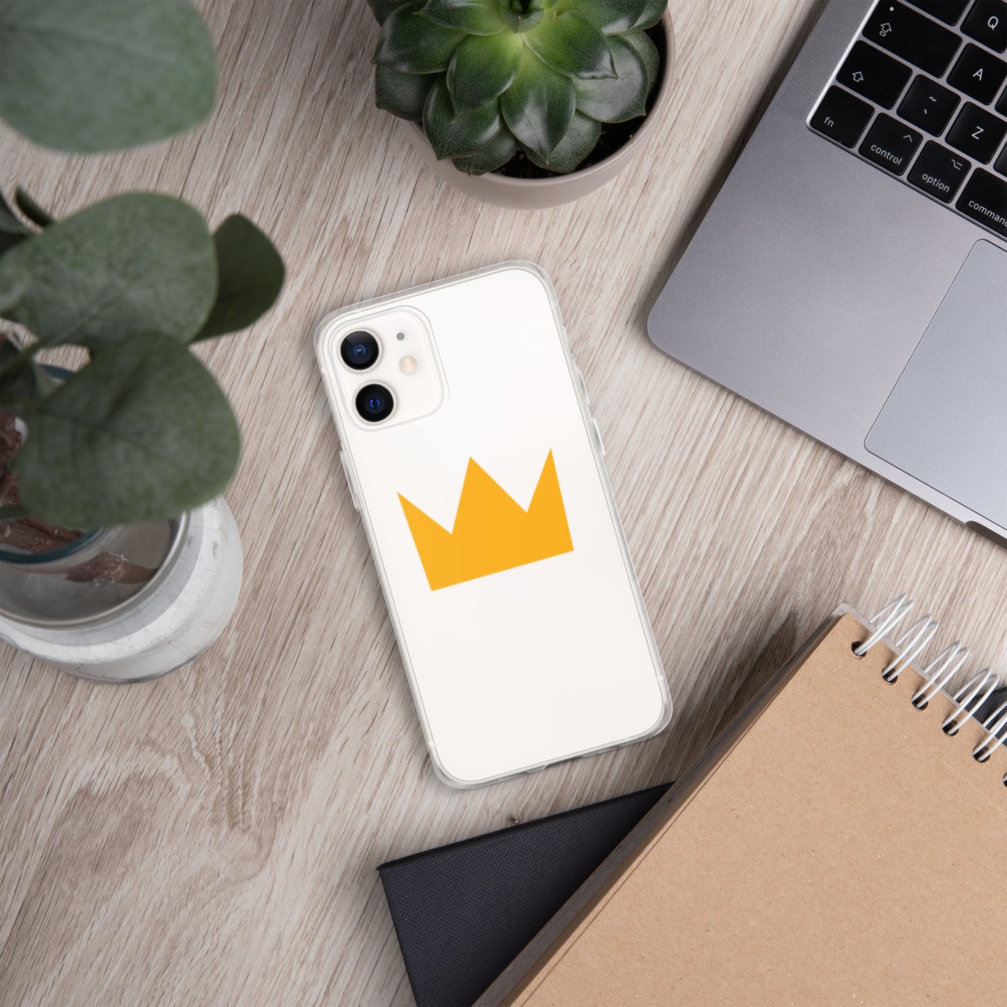 LionHead Apparel Crown Logo Clear Case for iPhone®