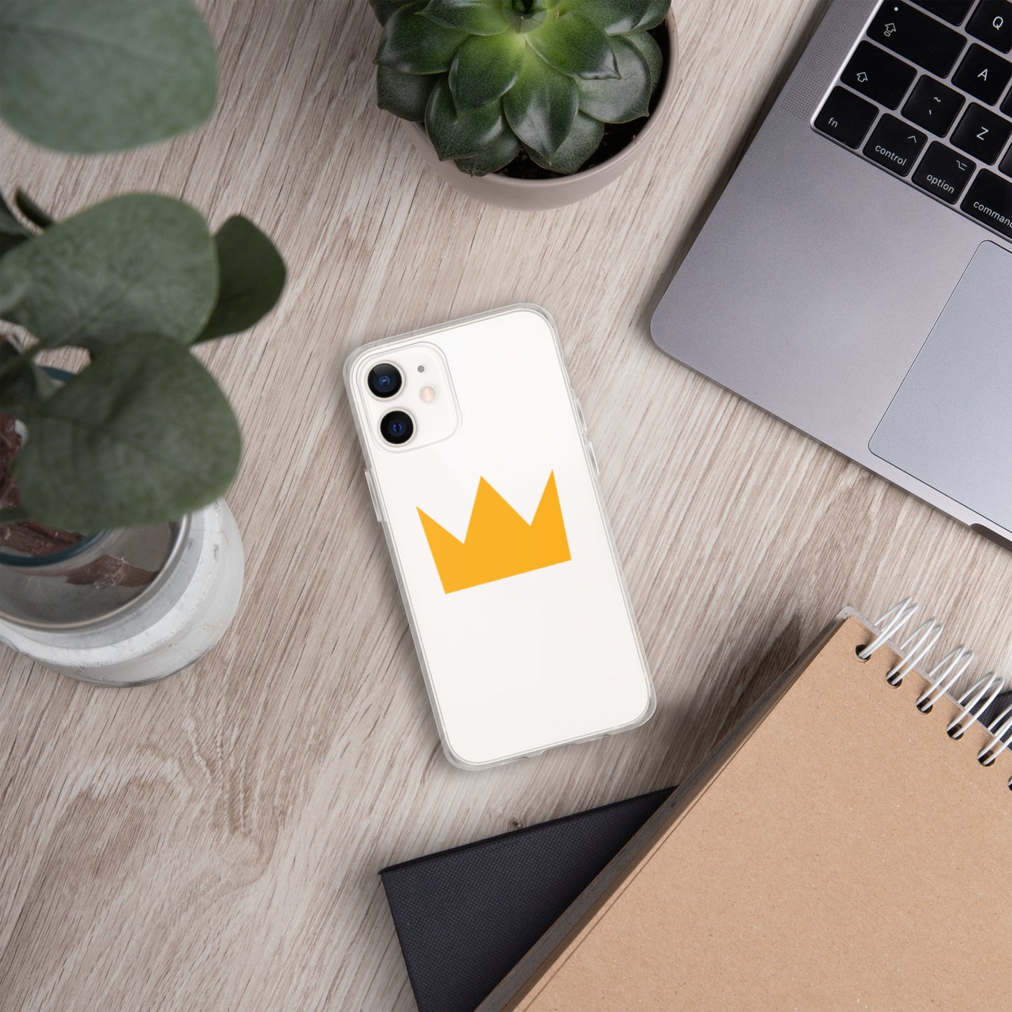 LionHead Apparel Crown Logo Clear Case for iPhone®