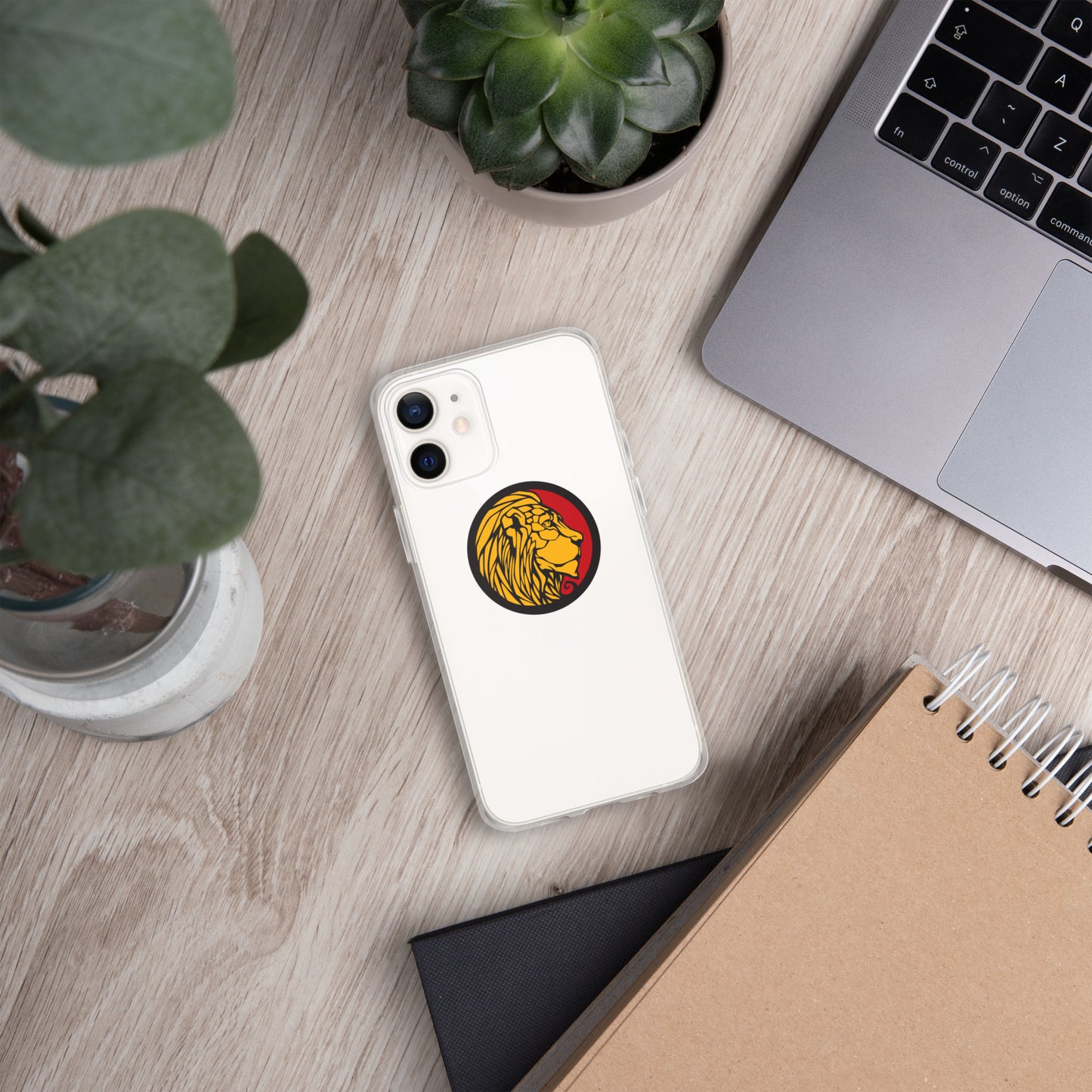 LionHead Apparel Crest Logo Clear Case for iPhone®