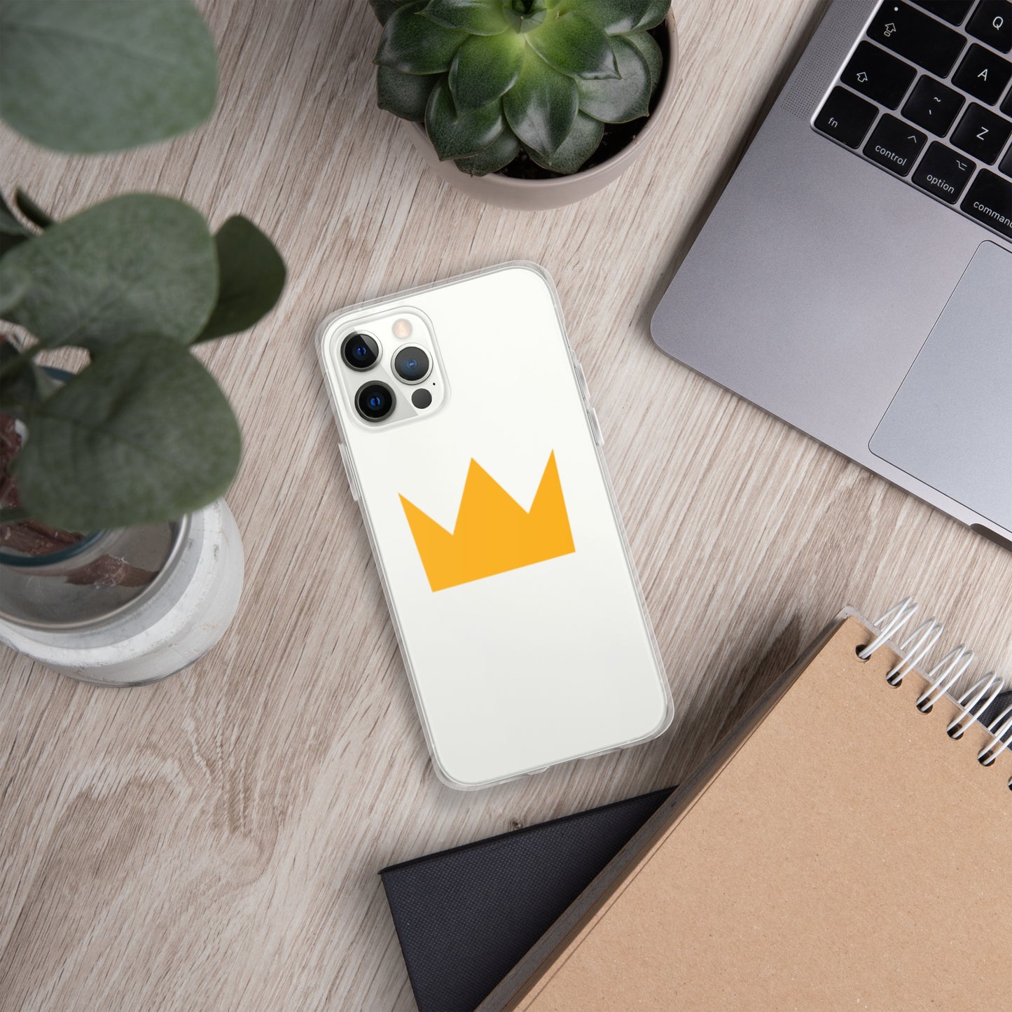 LionHead Apparel Crown Logo Clear Case for iPhone®