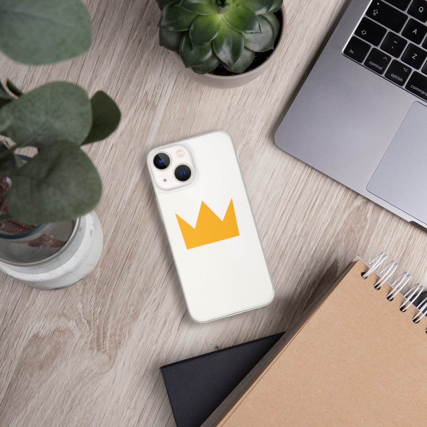 LionHead Apparel Crown Logo Clear Case for iPhone®