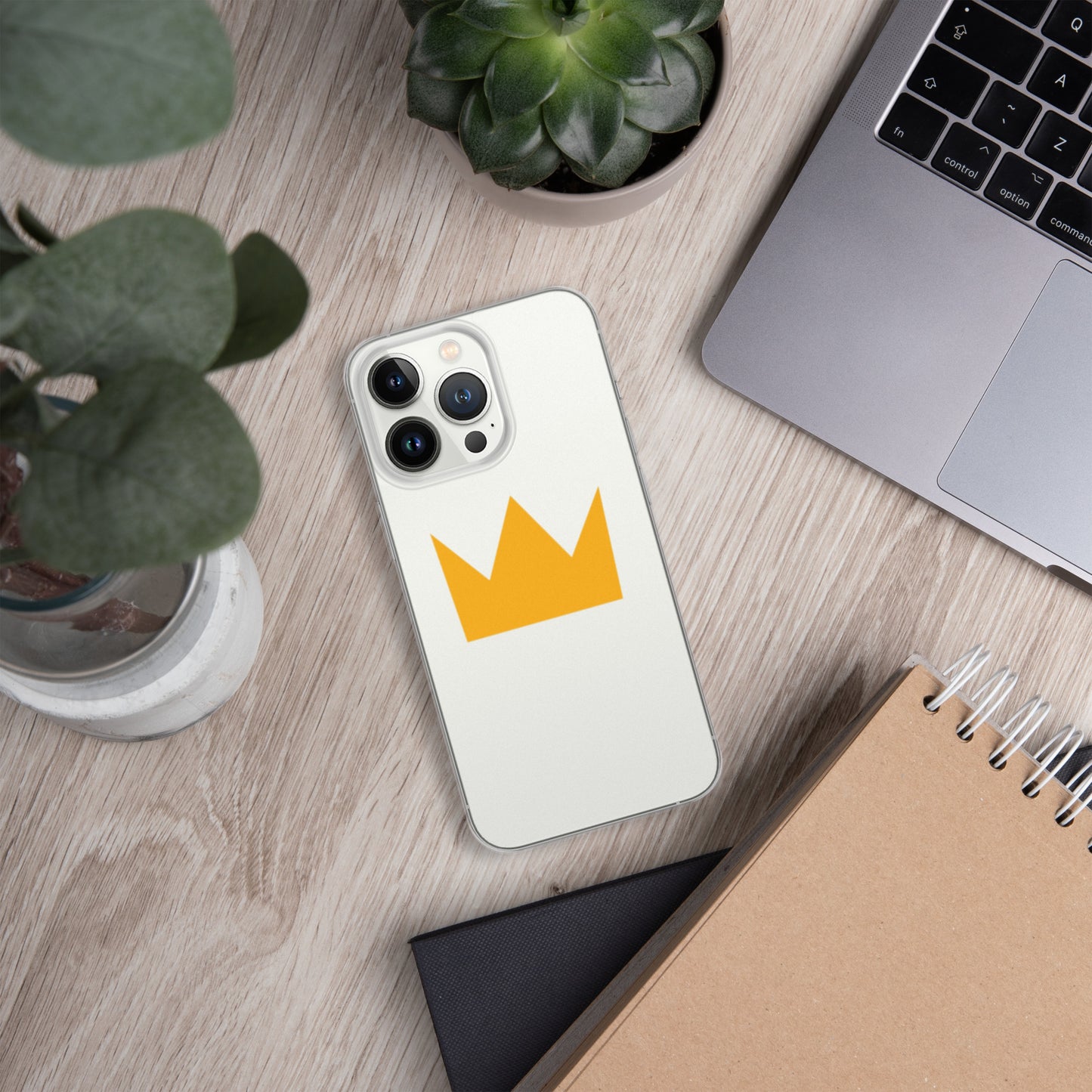 LionHead Apparel Crown Logo Clear Case for iPhone®