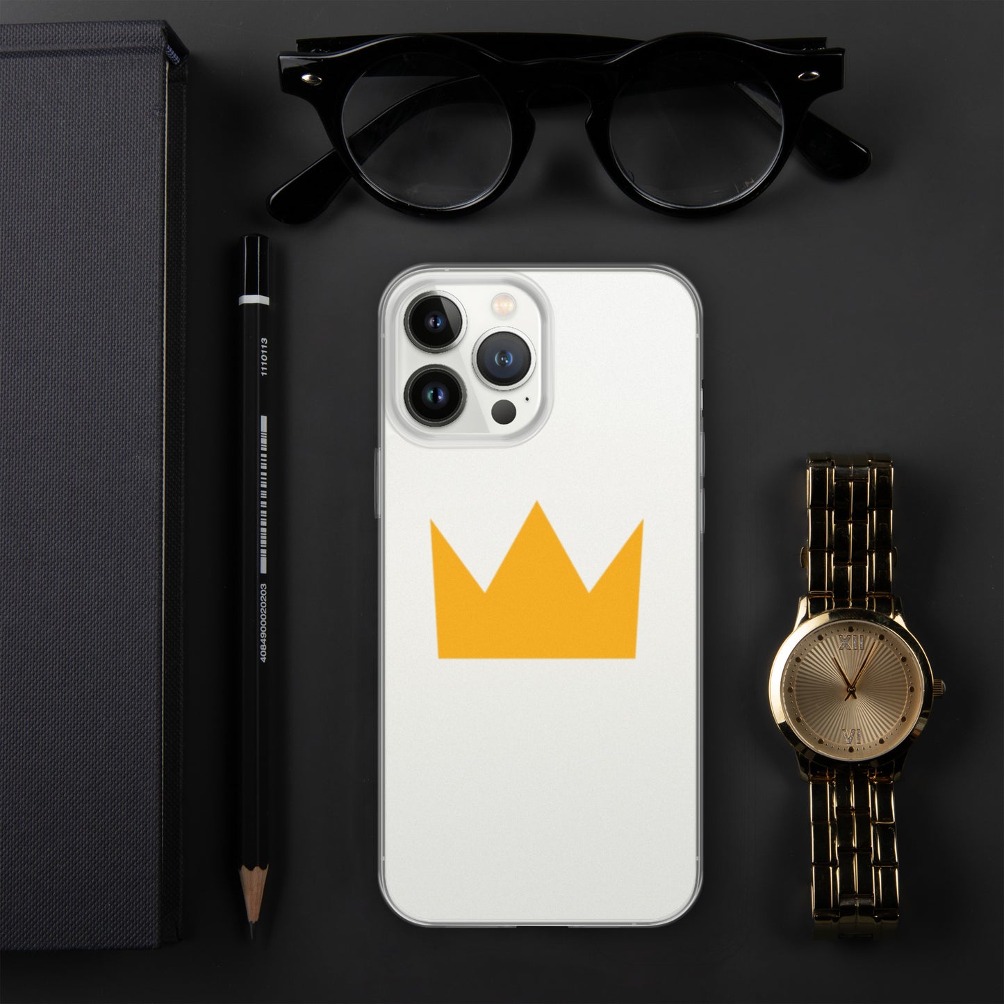 LionHead Apparel Crown Logo Clear Case for iPhone®