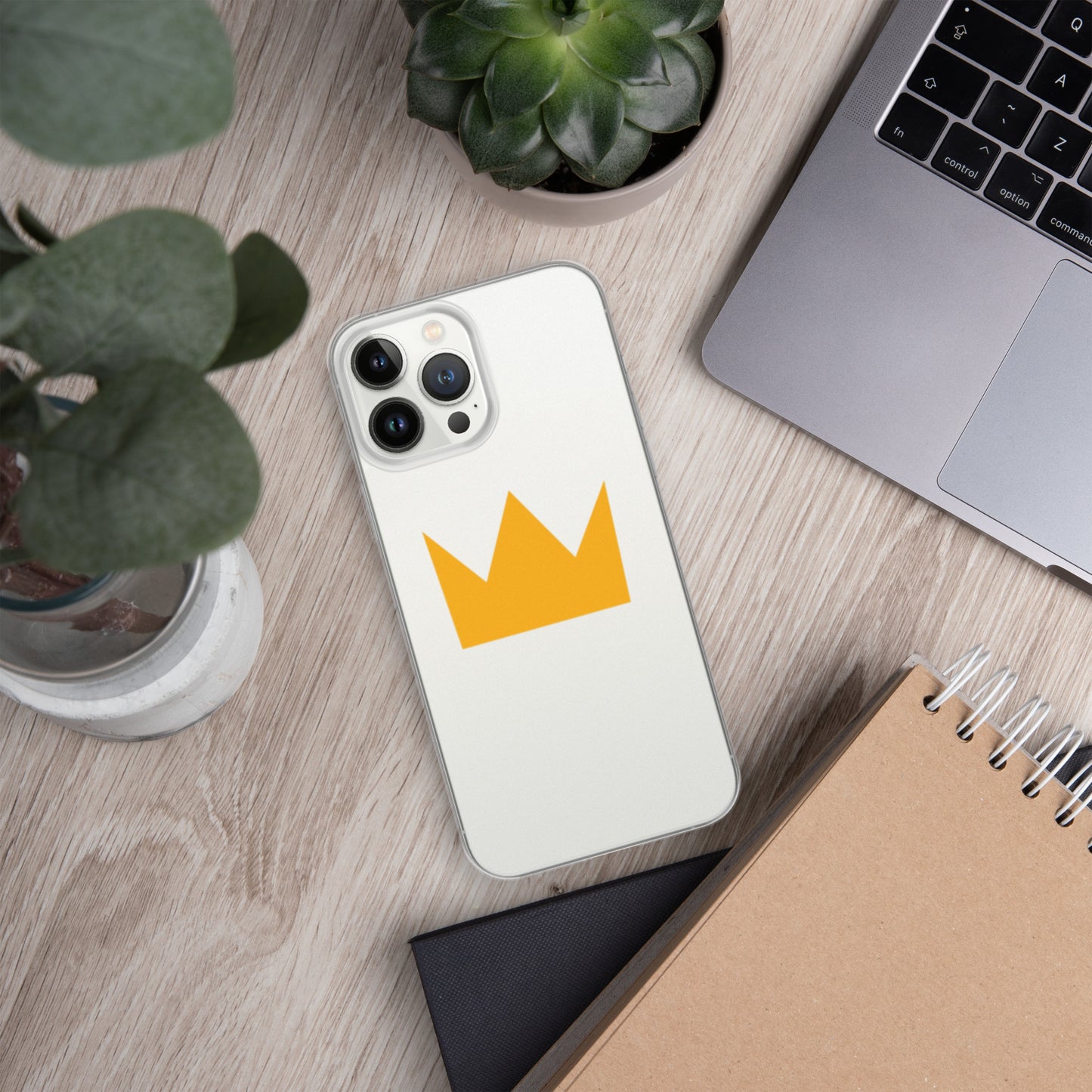 LionHead Apparel Crown Logo Clear Case for iPhone®