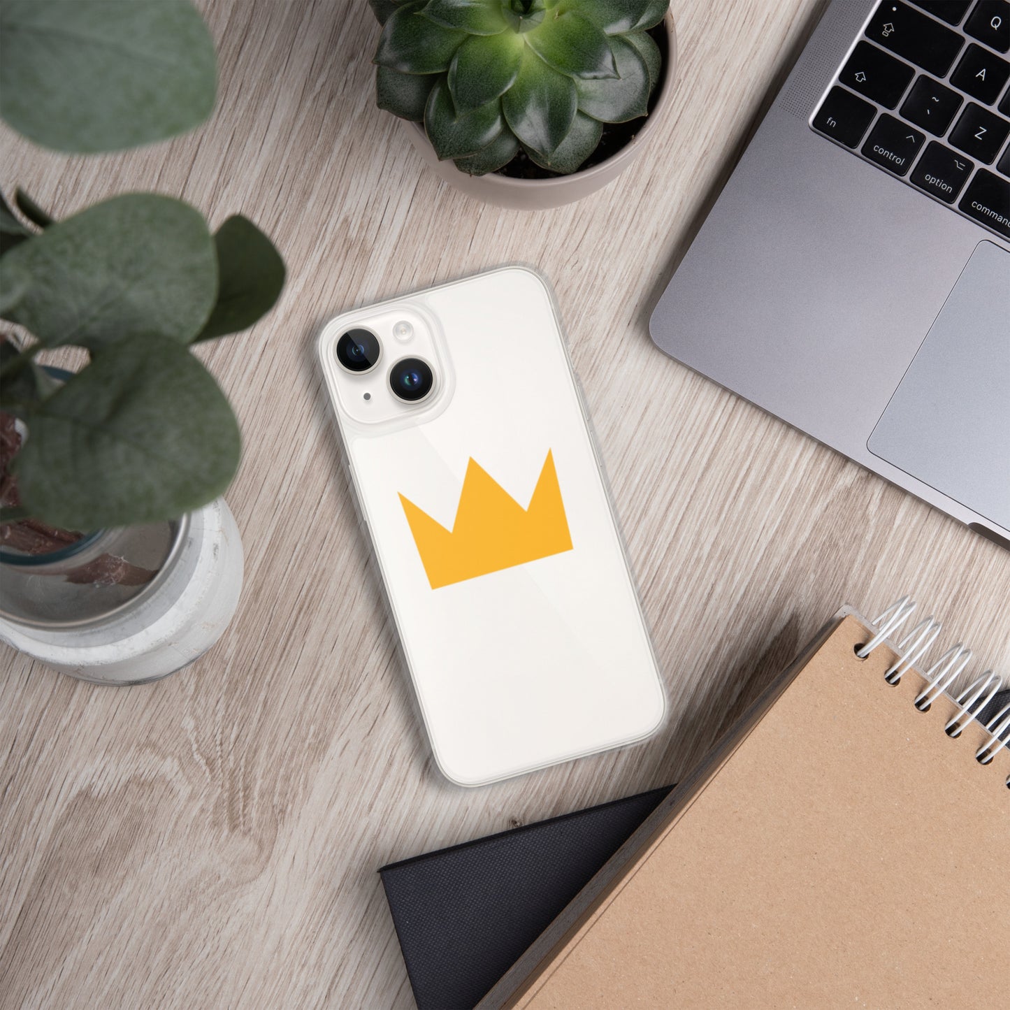LionHead Apparel Crown Logo Clear Case for iPhone®