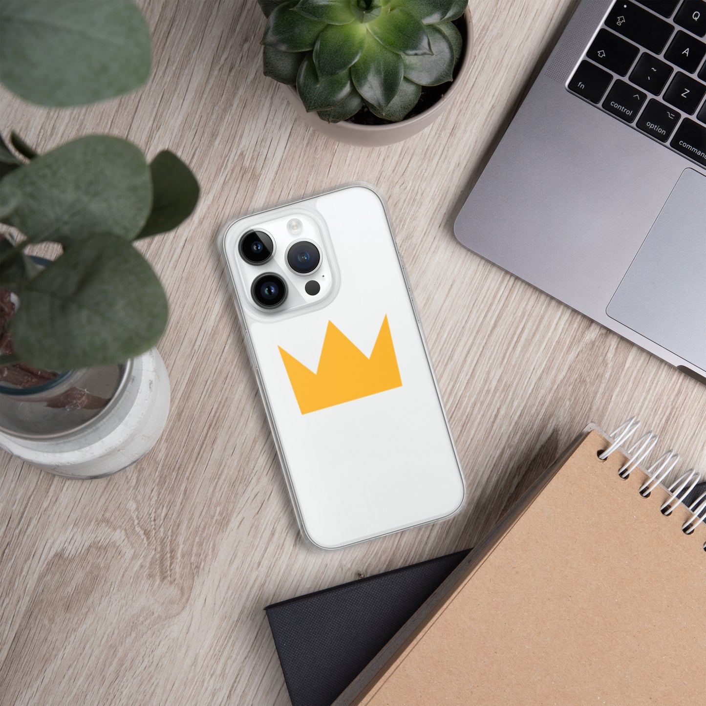 LionHead Apparel Crown Logo Clear Case for iPhone®