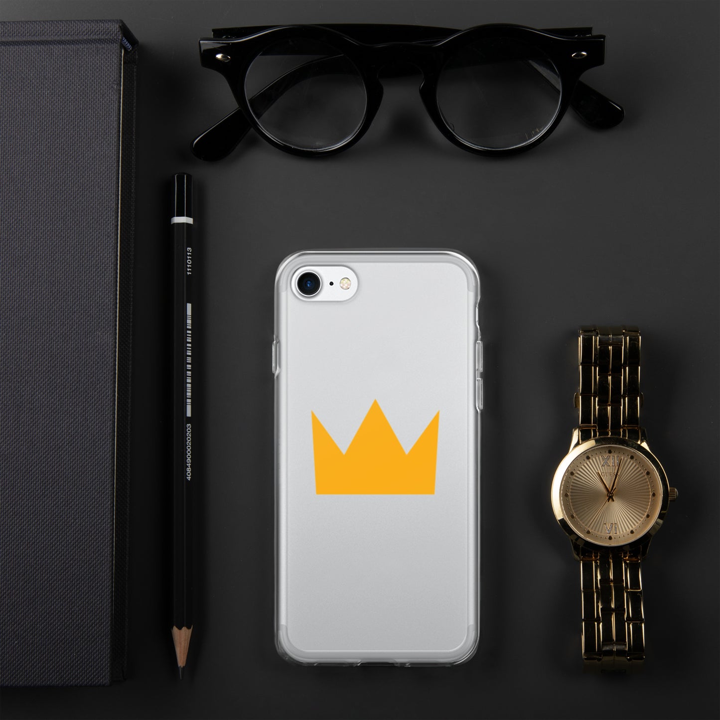 LionHead Apparel Crown Logo Clear Case for iPhone®