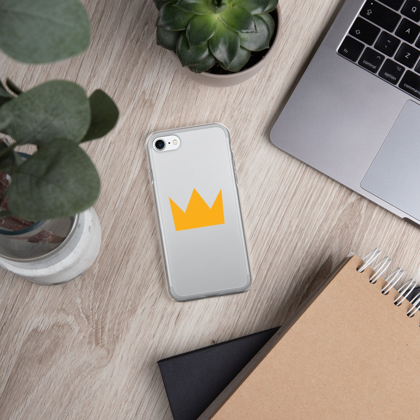 LionHead Apparel Crown Logo Clear Case for iPhone®
