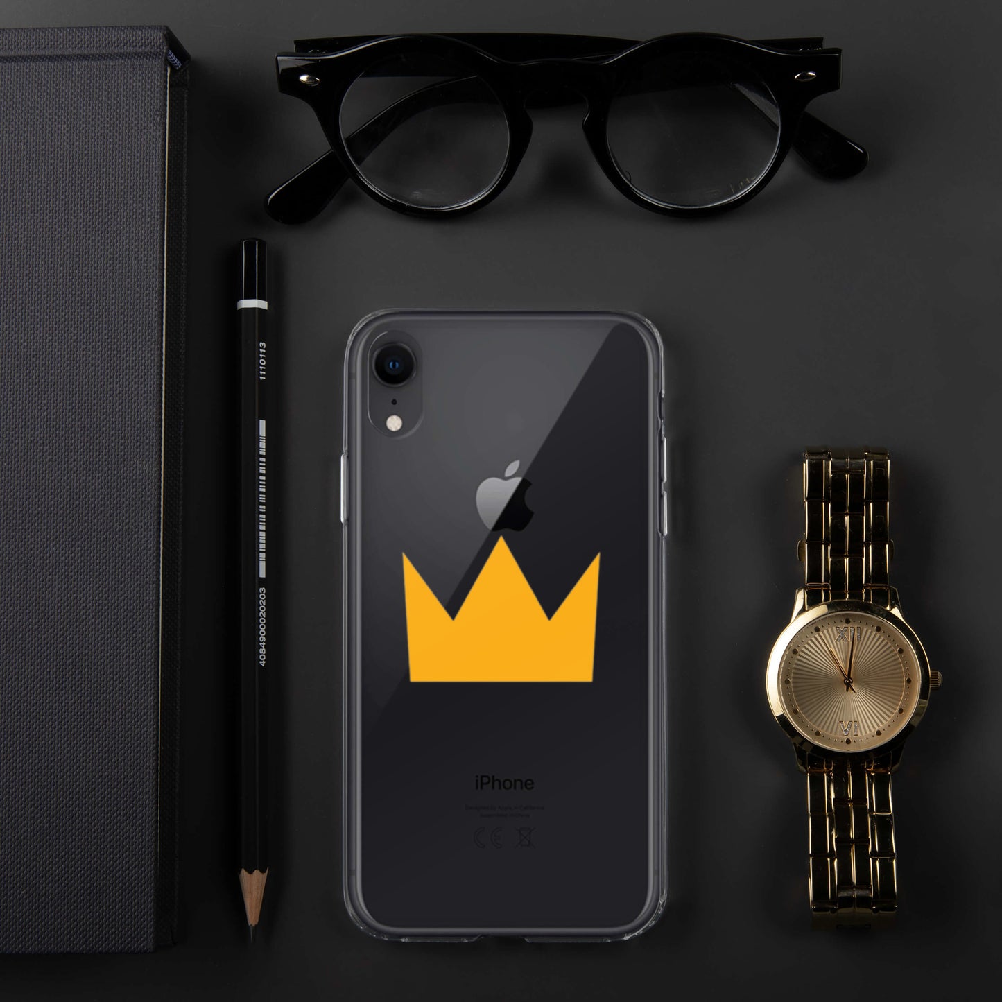 LionHead Apparel Crown Logo Clear Case for iPhone®