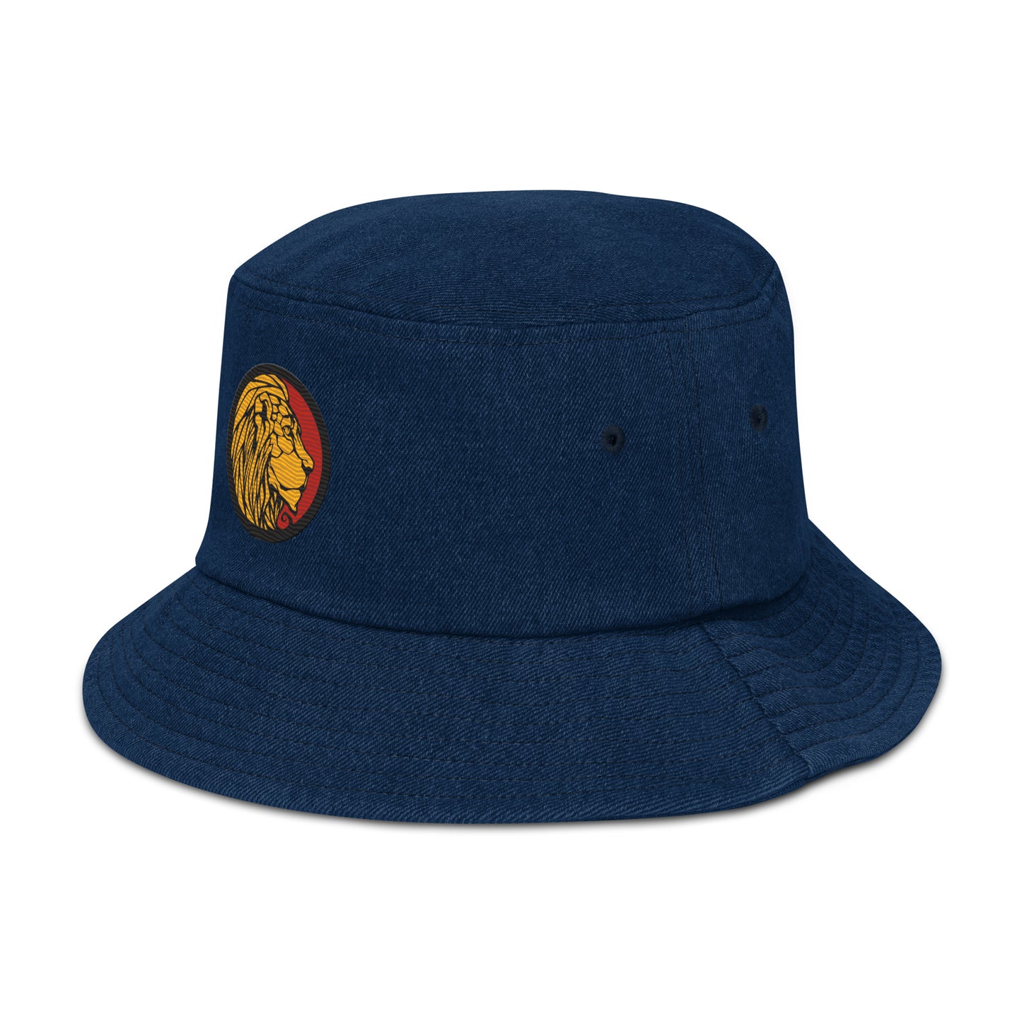 LionHead Apparel Crest Logo Denim bucket hat