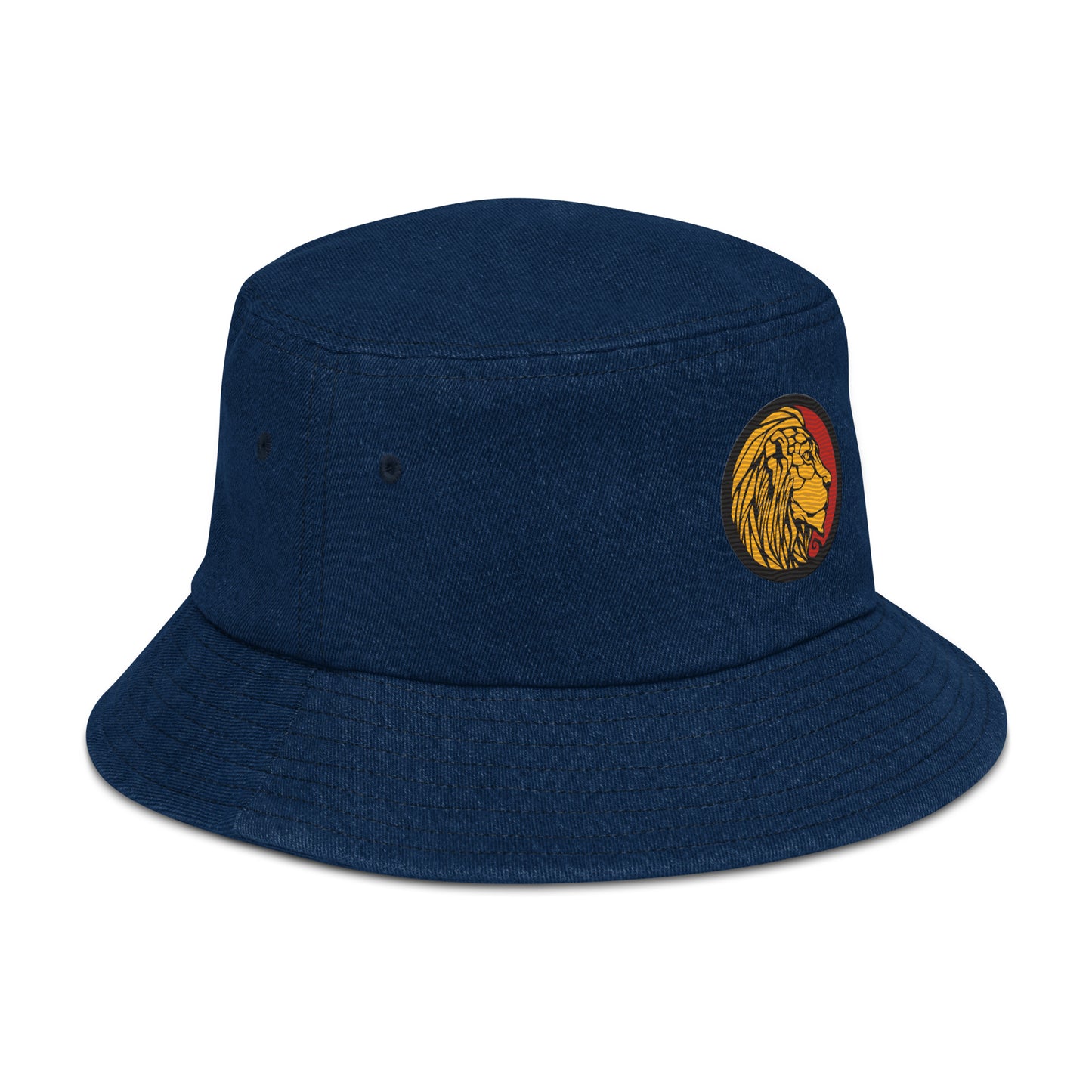 LionHead Apparel Crest Logo Denim bucket hat