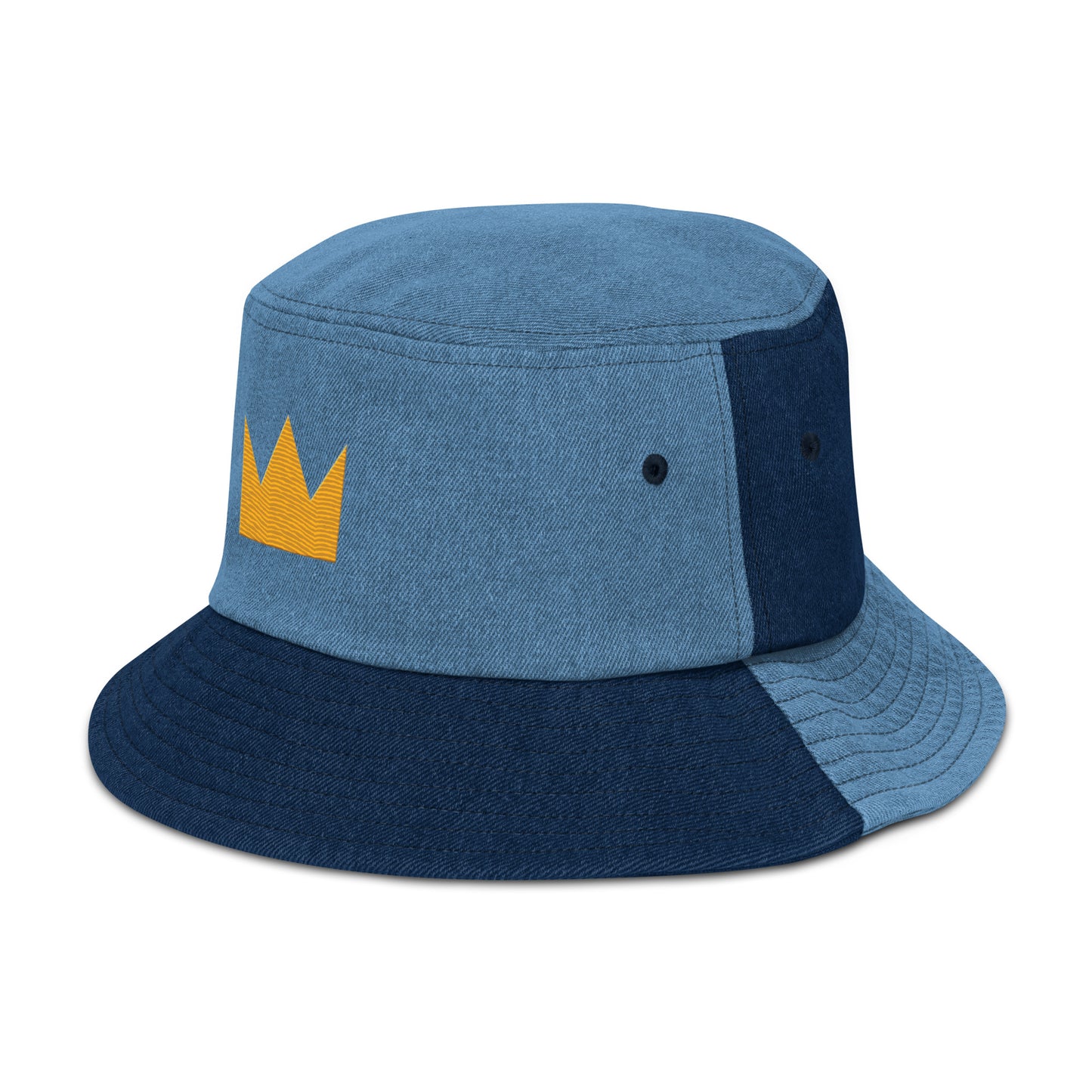 LionHead Apparel Crown Logo Denim bucket hat