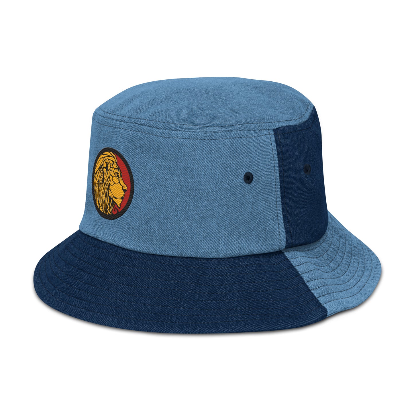 LionHead Apparel Crest Logo Denim bucket hat