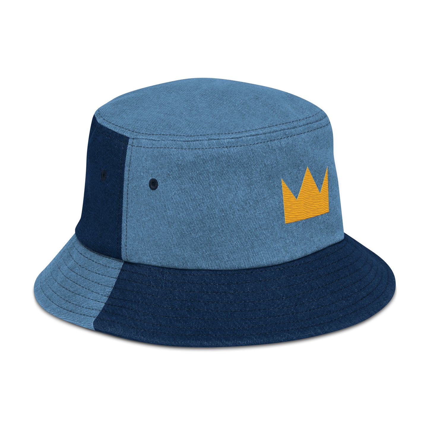 LionHead Apparel Crown Logo Denim bucket hat