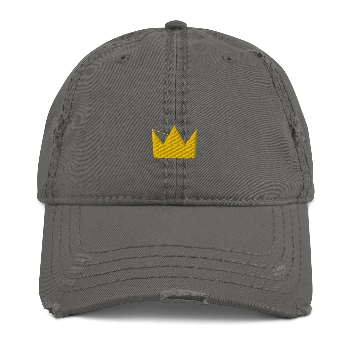 LionHead Apparel Crown Logo Distressed Dad Hat