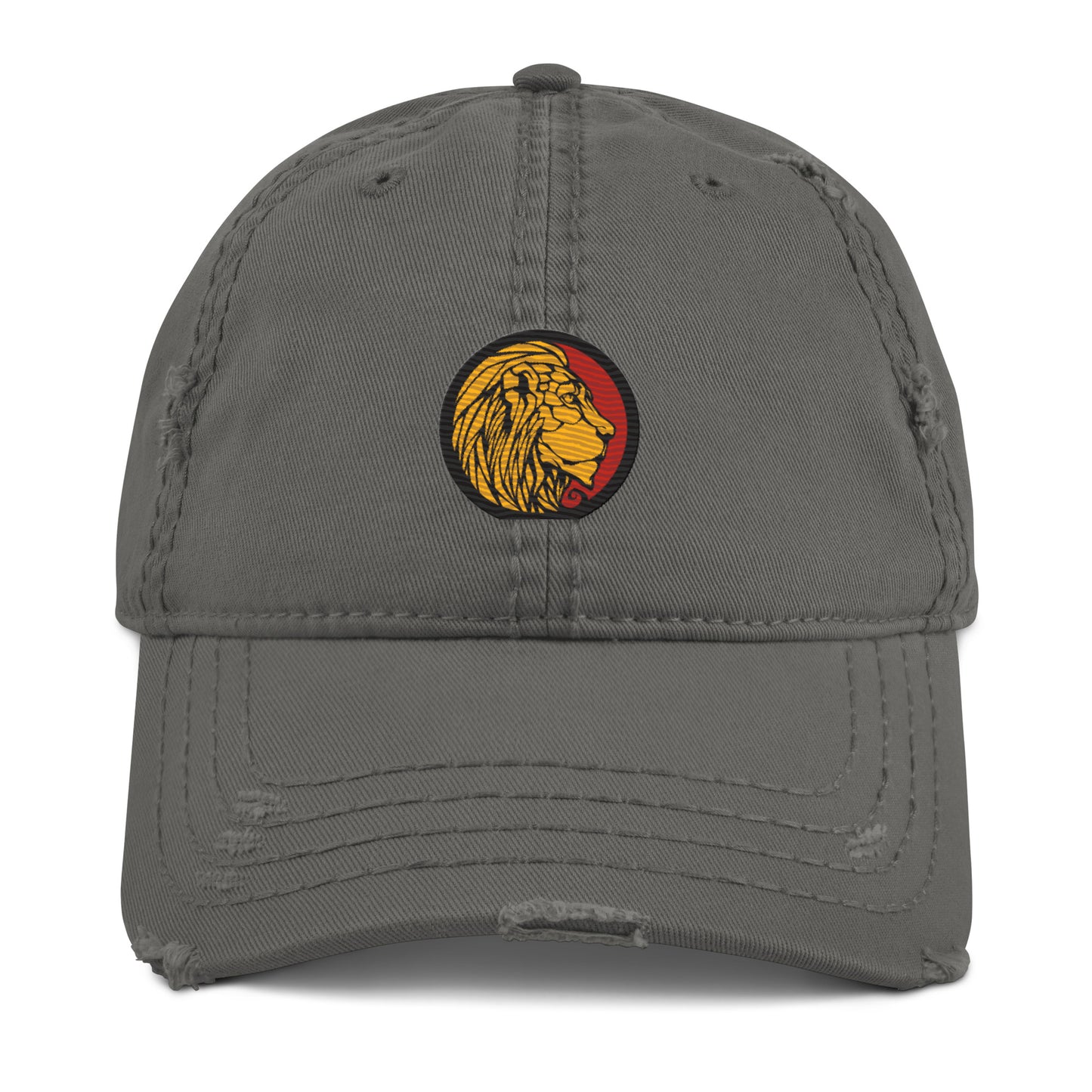 LionHead Apparel Crest Logo Distressed Dad Hat