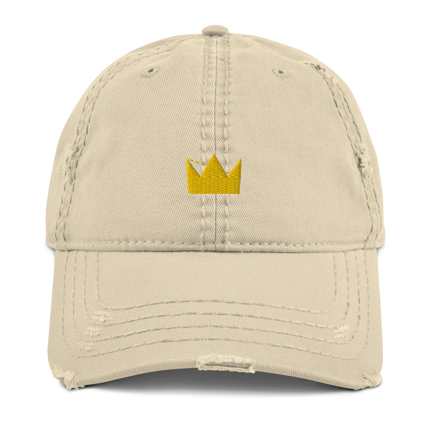 LionHead Apparel Crown Logo Distressed Dad Hat