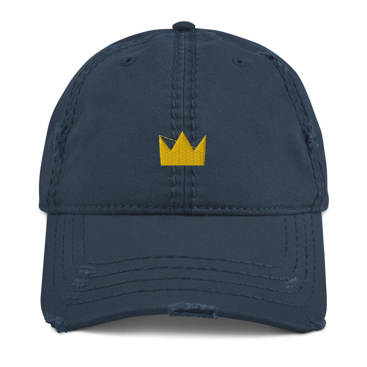 LionHead Apparel Crown Logo Distressed Dad Hat