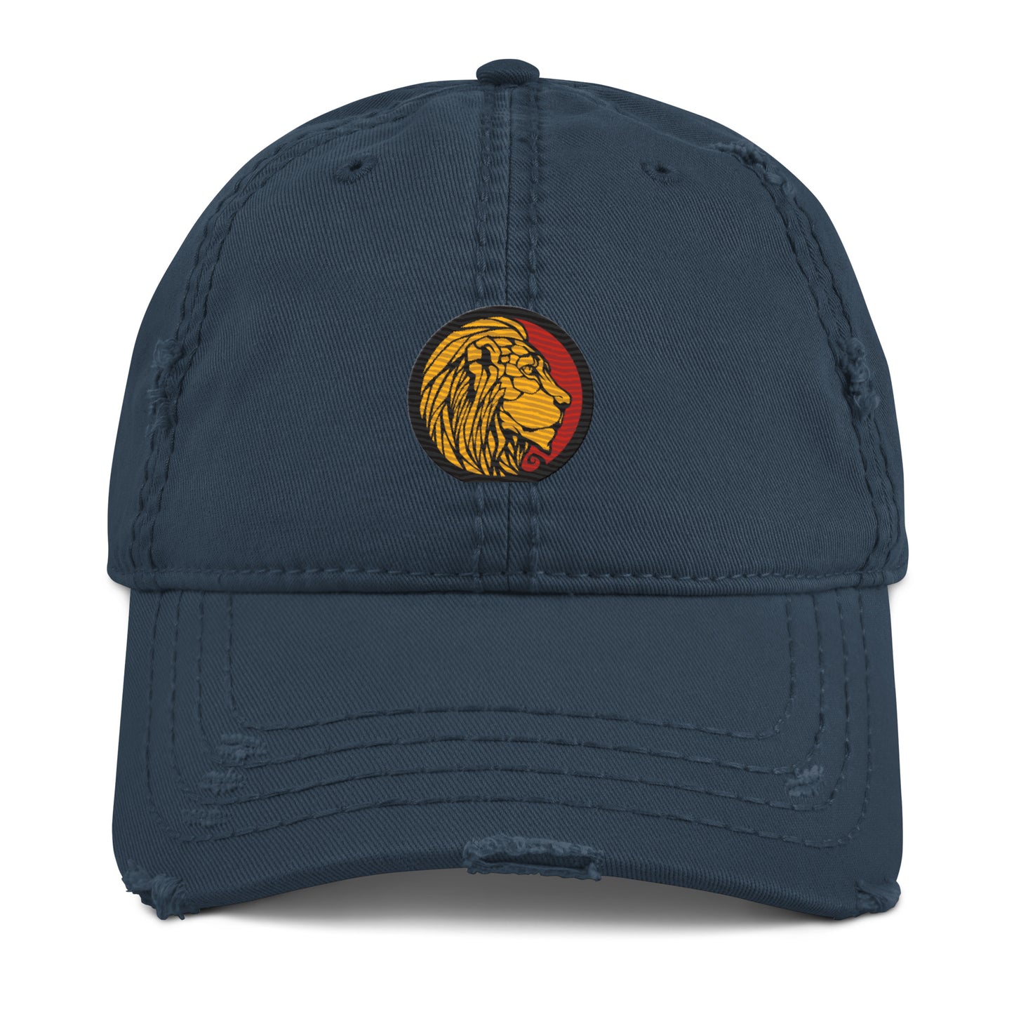 LionHead Apparel Crest Logo Distressed Dad Hat