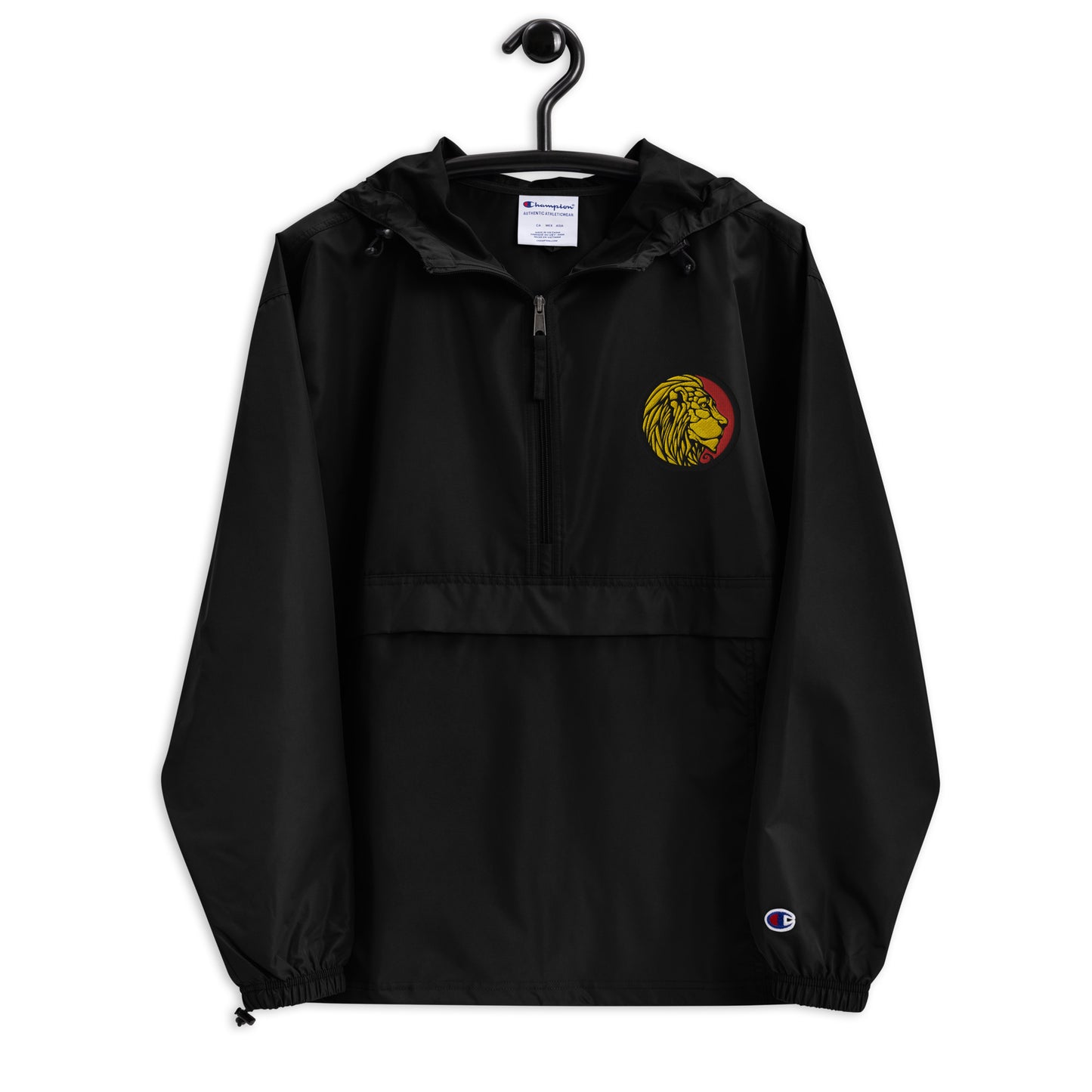 LionHead Apparel x Champion LionHead Crest Logo Embroidered Packable Jacket