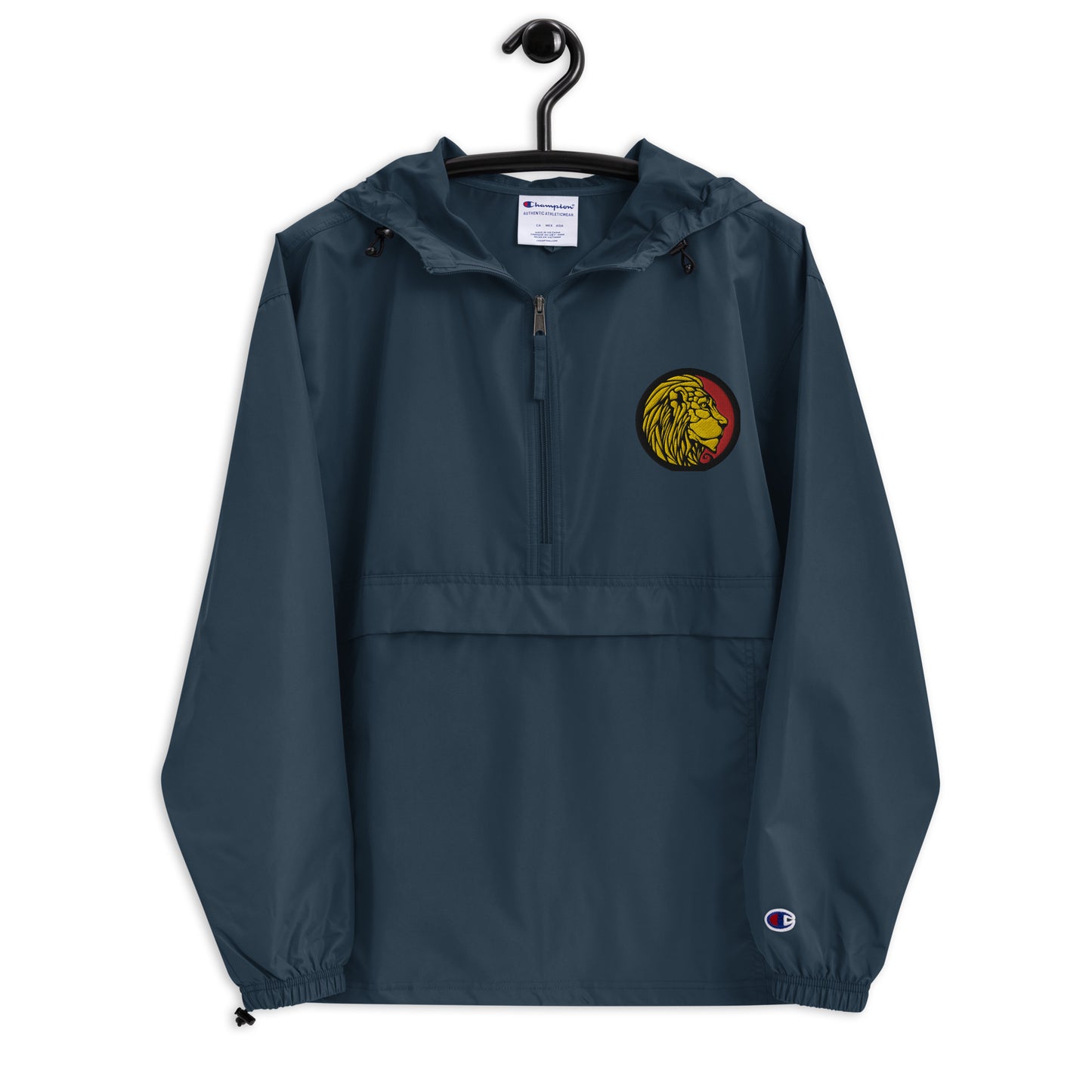 LionHead Apparel x Champion LionHead Crest Logo Embroidered Packable Jacket