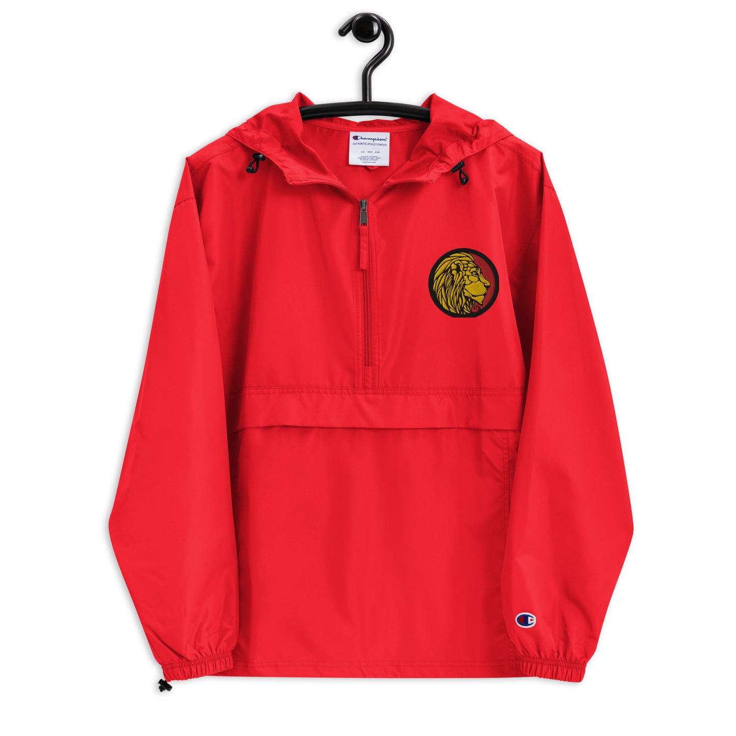 LionHead Apparel x Champion LionHead Crest Logo Embroidered Packable Jacket