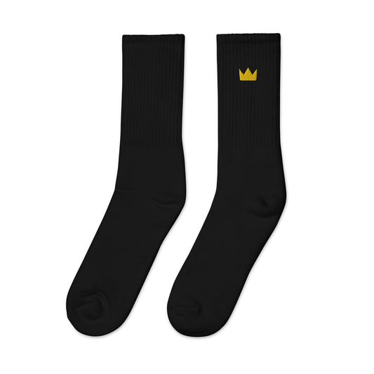 LionHead Apparel Crown  Embroidered socks