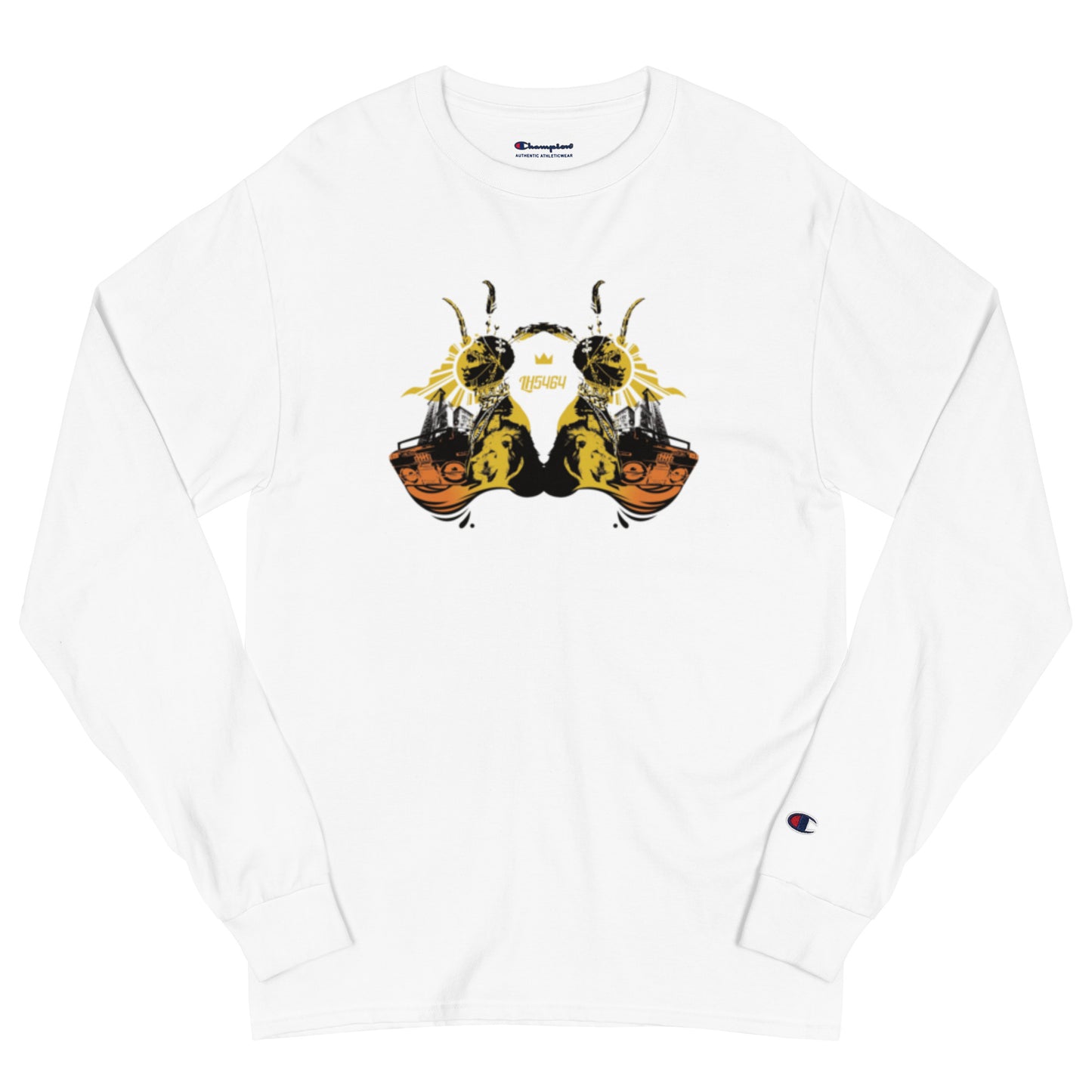 LionHead Apparel x Champion Warrior Men's Long Sleeve Shirt