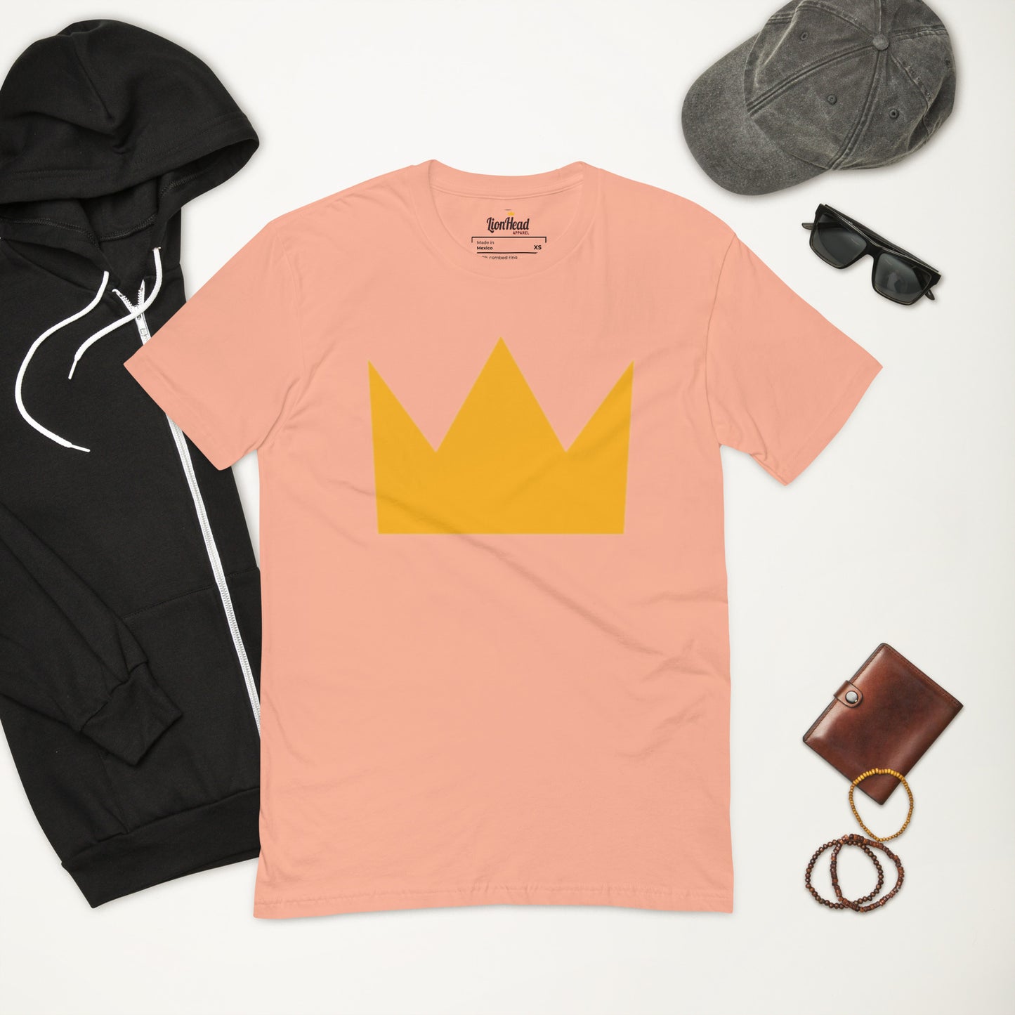 LionHead Apparel Crown Logo Fitted Short Sleeve T-shirt
