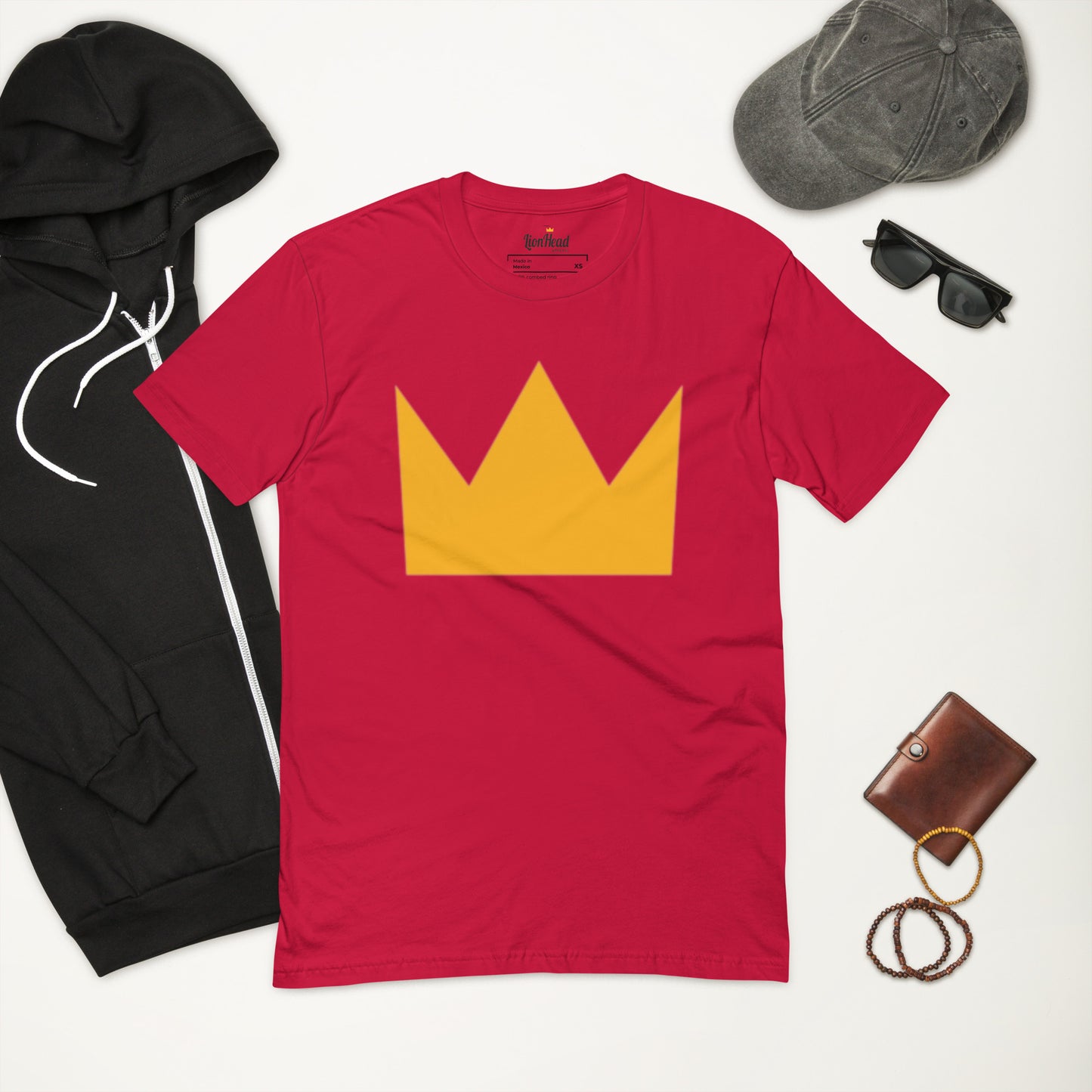 LionHead Apparel Crown Logo Fitted Short Sleeve T-shirt
