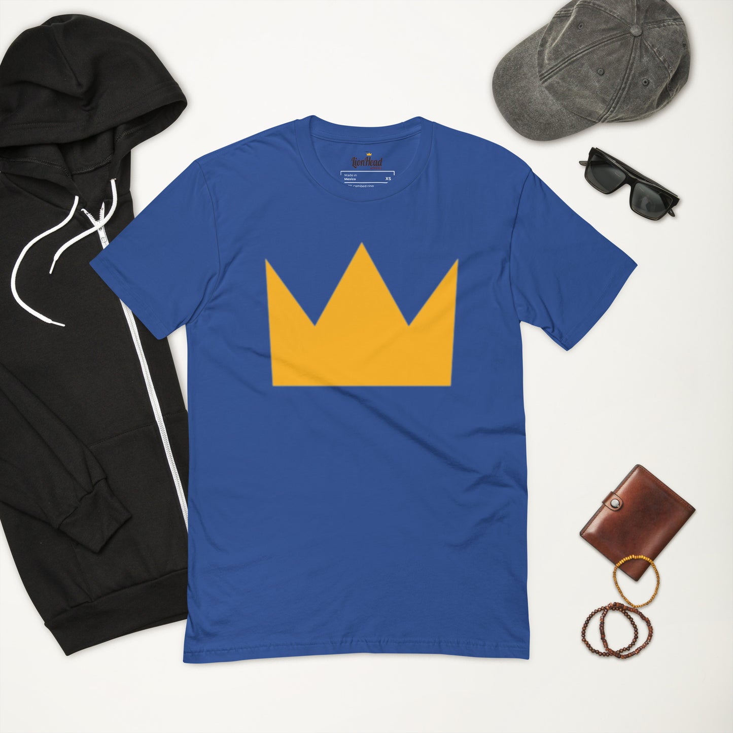 LionHead Apparel Crown Logo Fitted Short Sleeve T-shirt