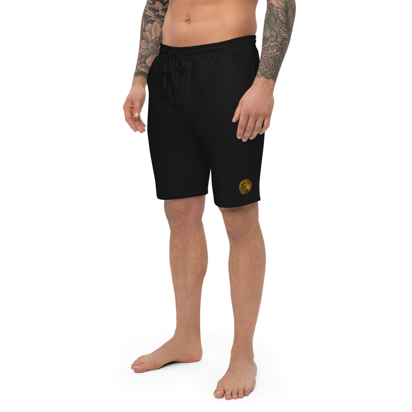 LionHead Apparel Crest Logo Men's fleece shorts