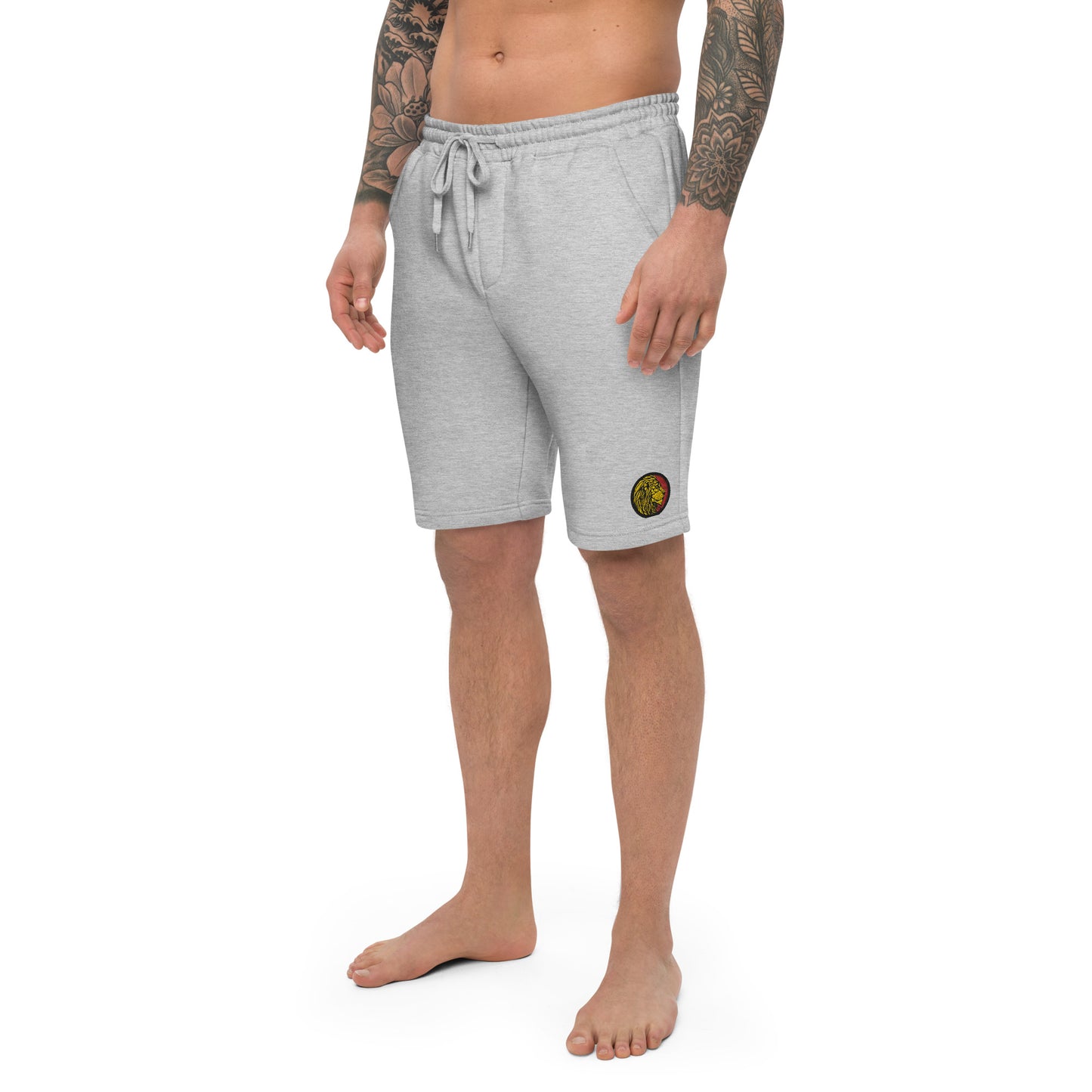 LionHead Apparel Crest Logo Men's fleece shorts