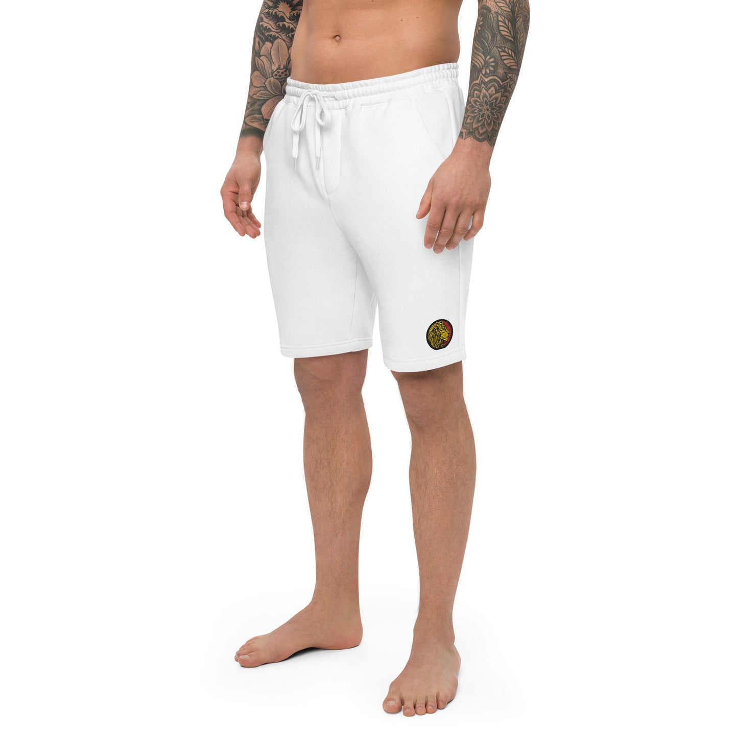 LionHead Apparel Crest Logo Men's fleece shorts