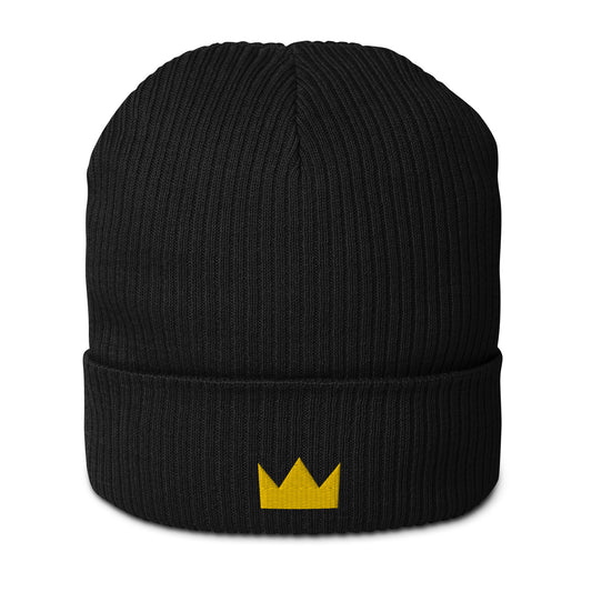 LionHead Apparel Crown Logo Organic ribbed beanie