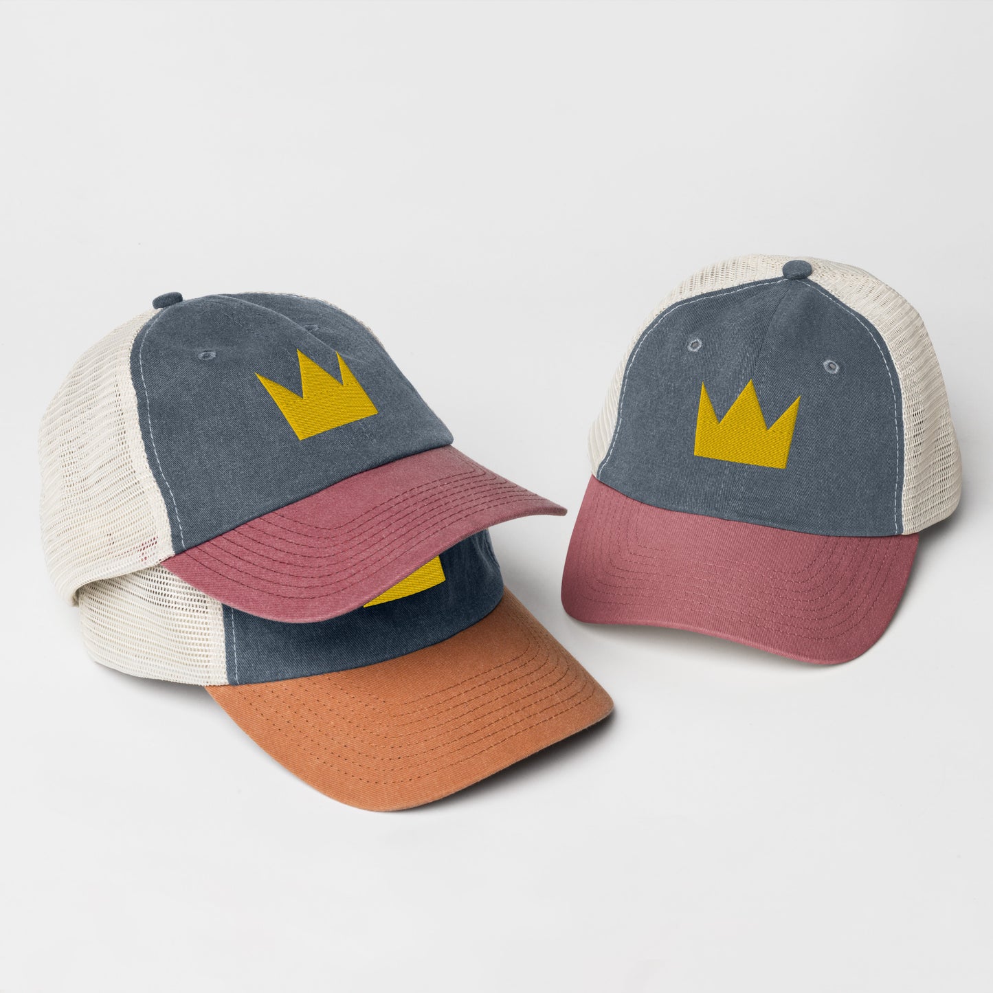 LionHead Apparel Crown Logo Pigment-dyed cap