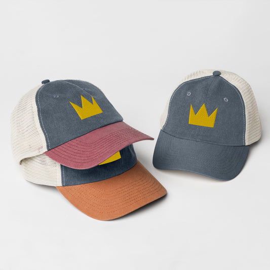 LionHead Apparel Crown Logo Pigment-dyed cap