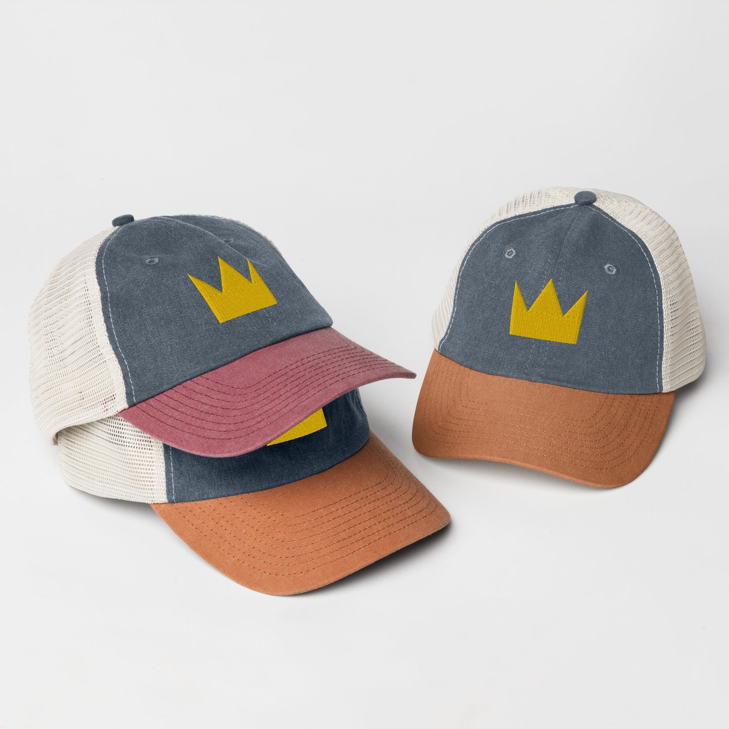 LionHead Apparel Crown Logo Pigment-dyed cap