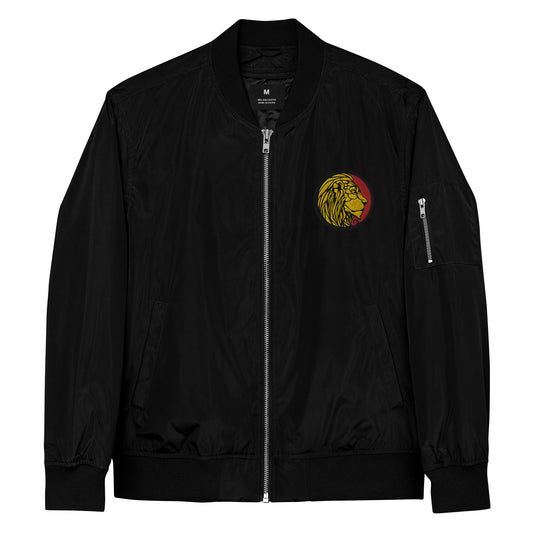 LionHead Apparel Crest Logo Premium recycled bomber jacket